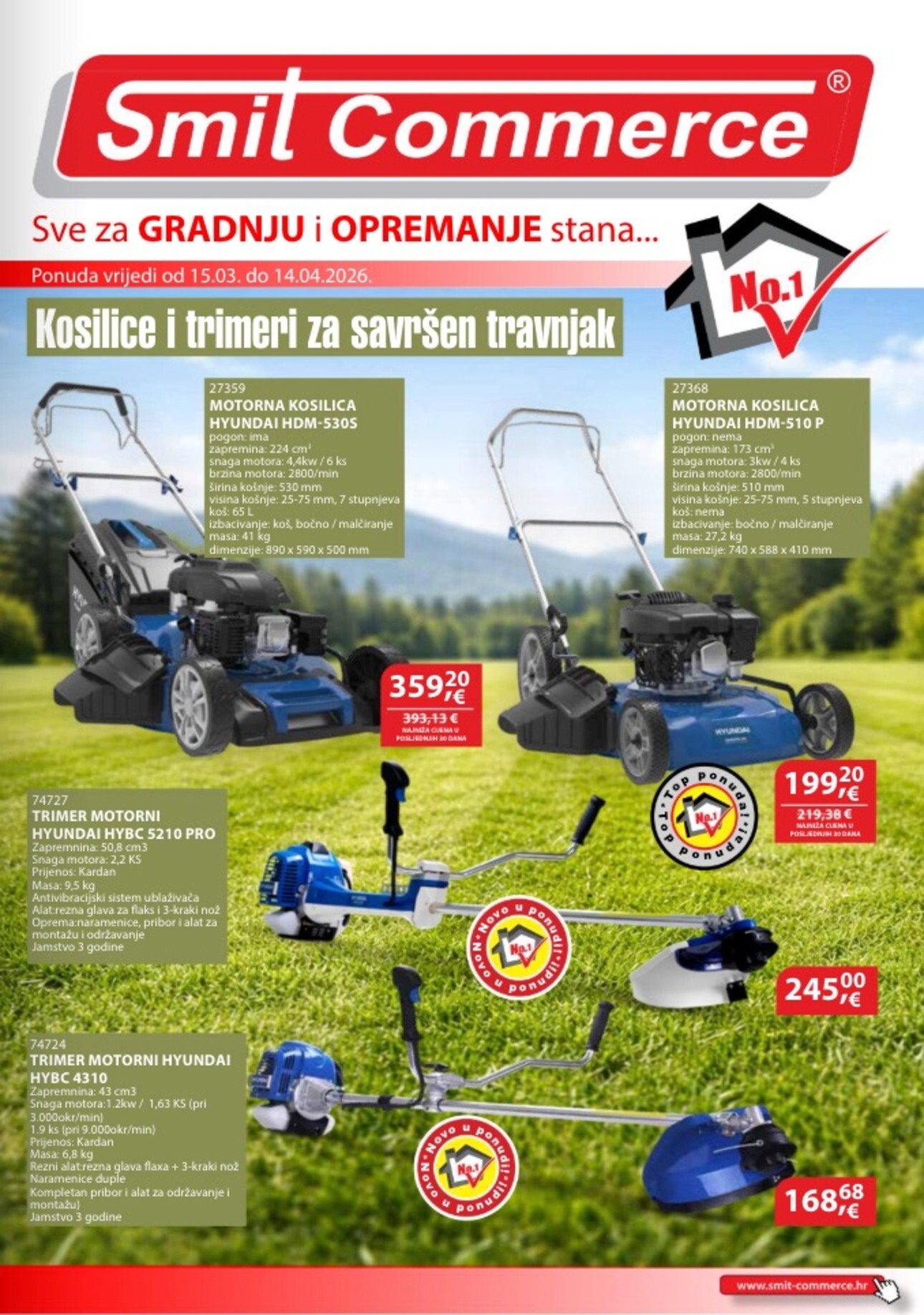 smit-commerce - Prelistajte katalog Smit Commerce, vrijedi od 15.03.2026 do 14.04.2026 - page: 1