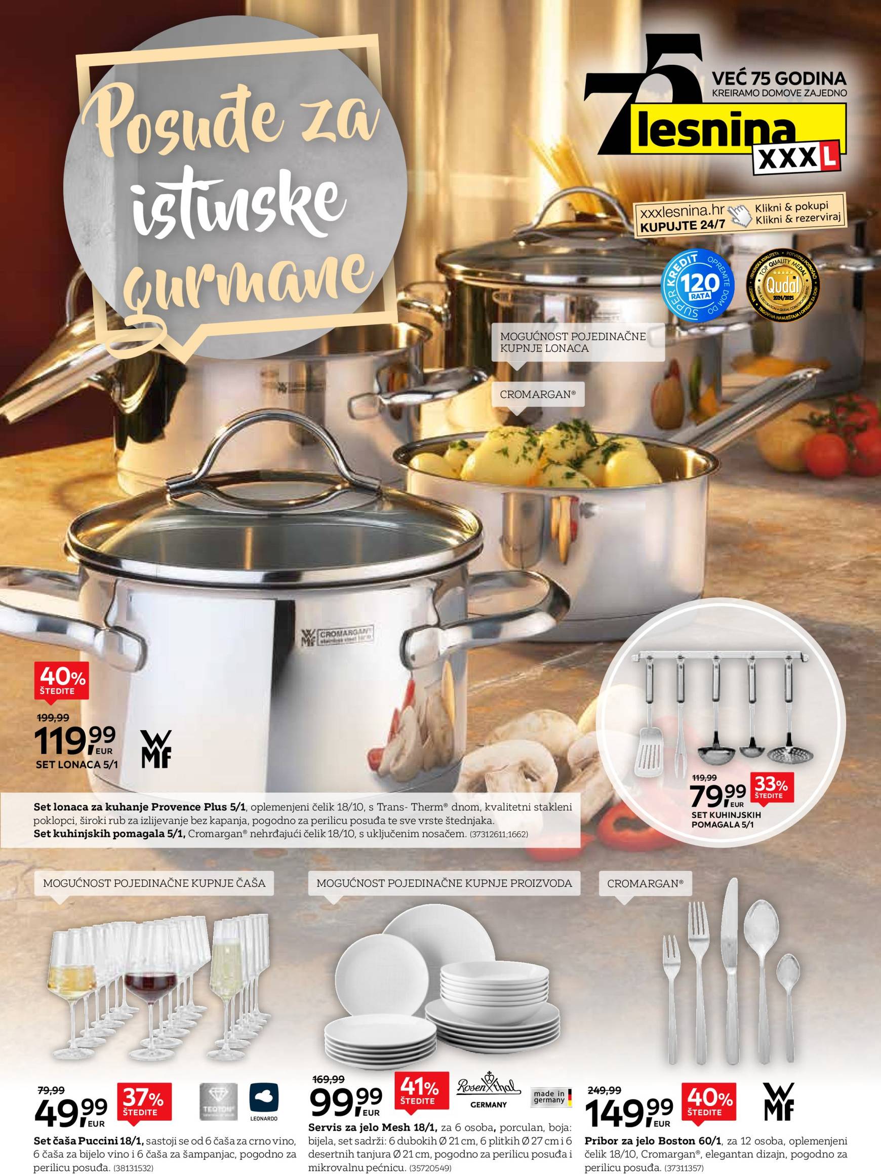 lesnina-xxxl - Lesnina - Posuđe za istinske gurmane katalog vrijedi od 01.10. do 31.10.