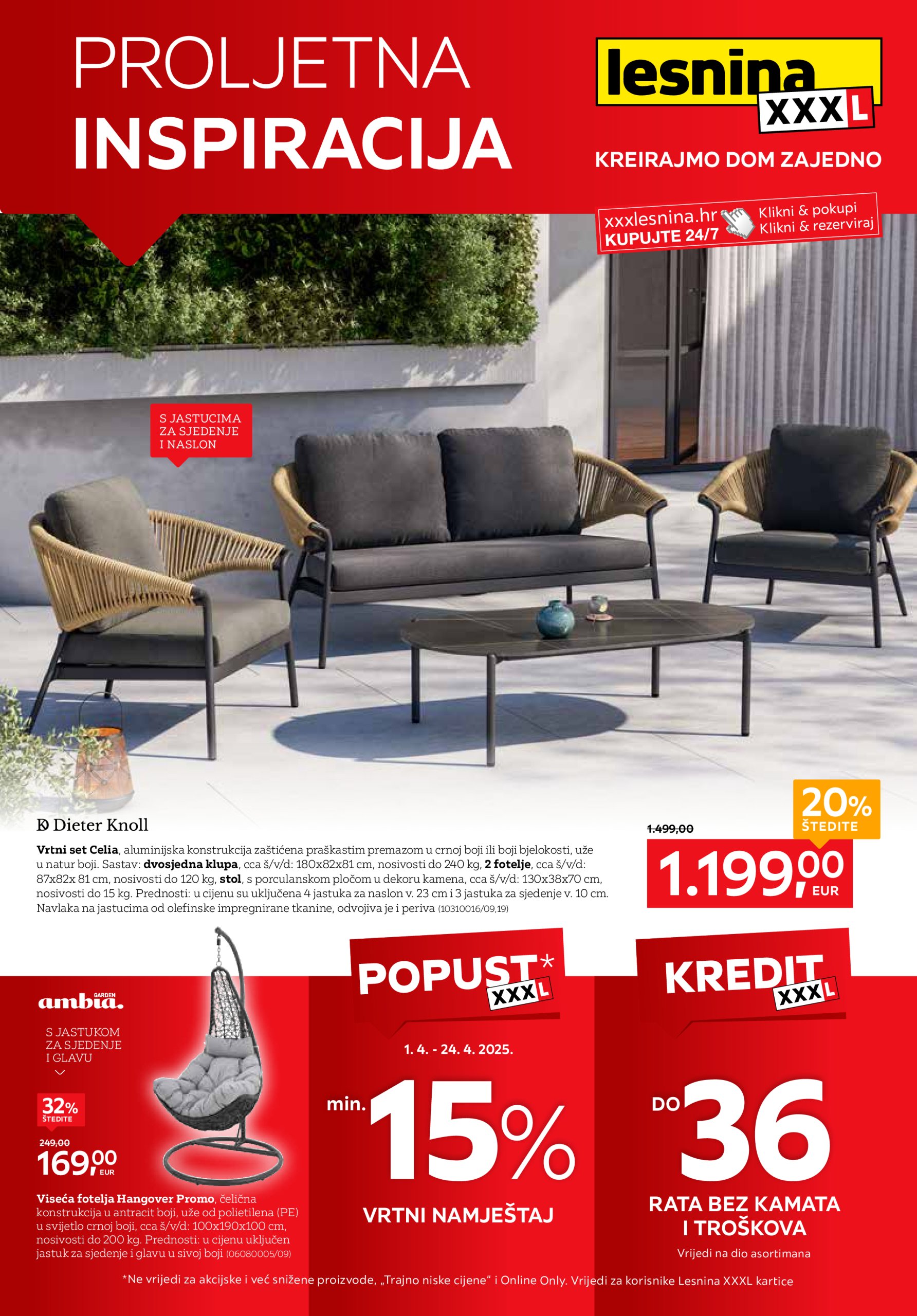 lesnina-xxxl - Lesnina - Proljetna inspiracija katalog vrijedi od 01.04. do 24.04.