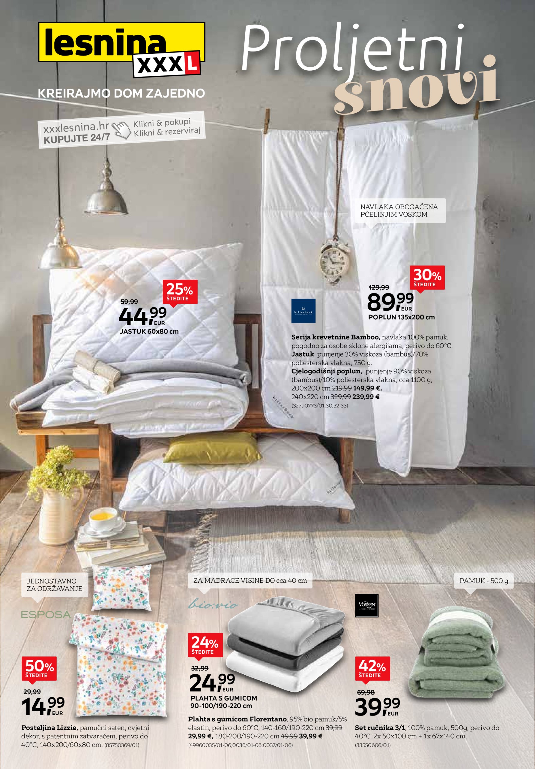 lesnina-xxxl - Lesnina - Proljetni snovi katalog vrijedi od 01.04. do 24.04.