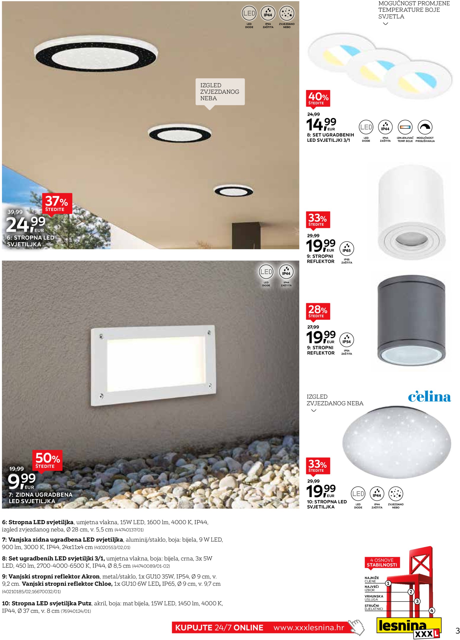 lesnina-xxxl - Lesnina - Vanjska rasvjeta katalog vrijedi od 01.04. do 31.05. - page: 3