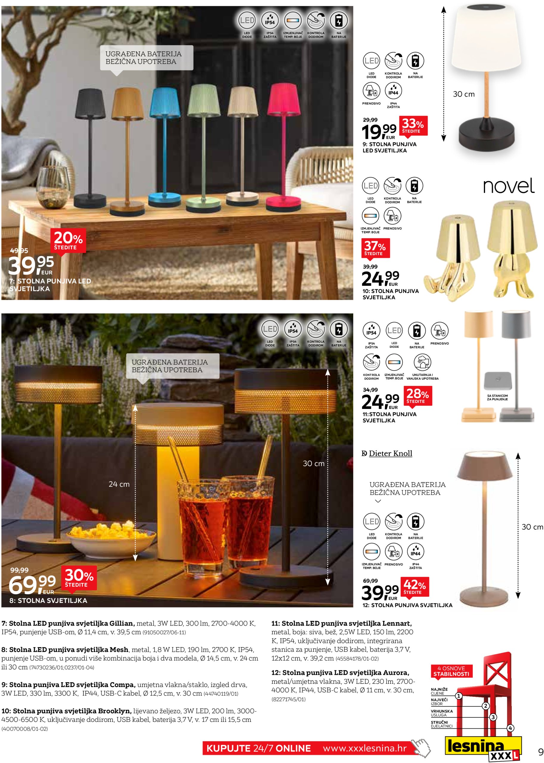 lesnina-xxxl - Lesnina - Vanjska rasvjeta katalog vrijedi od 01.04. do 31.05. - page: 9