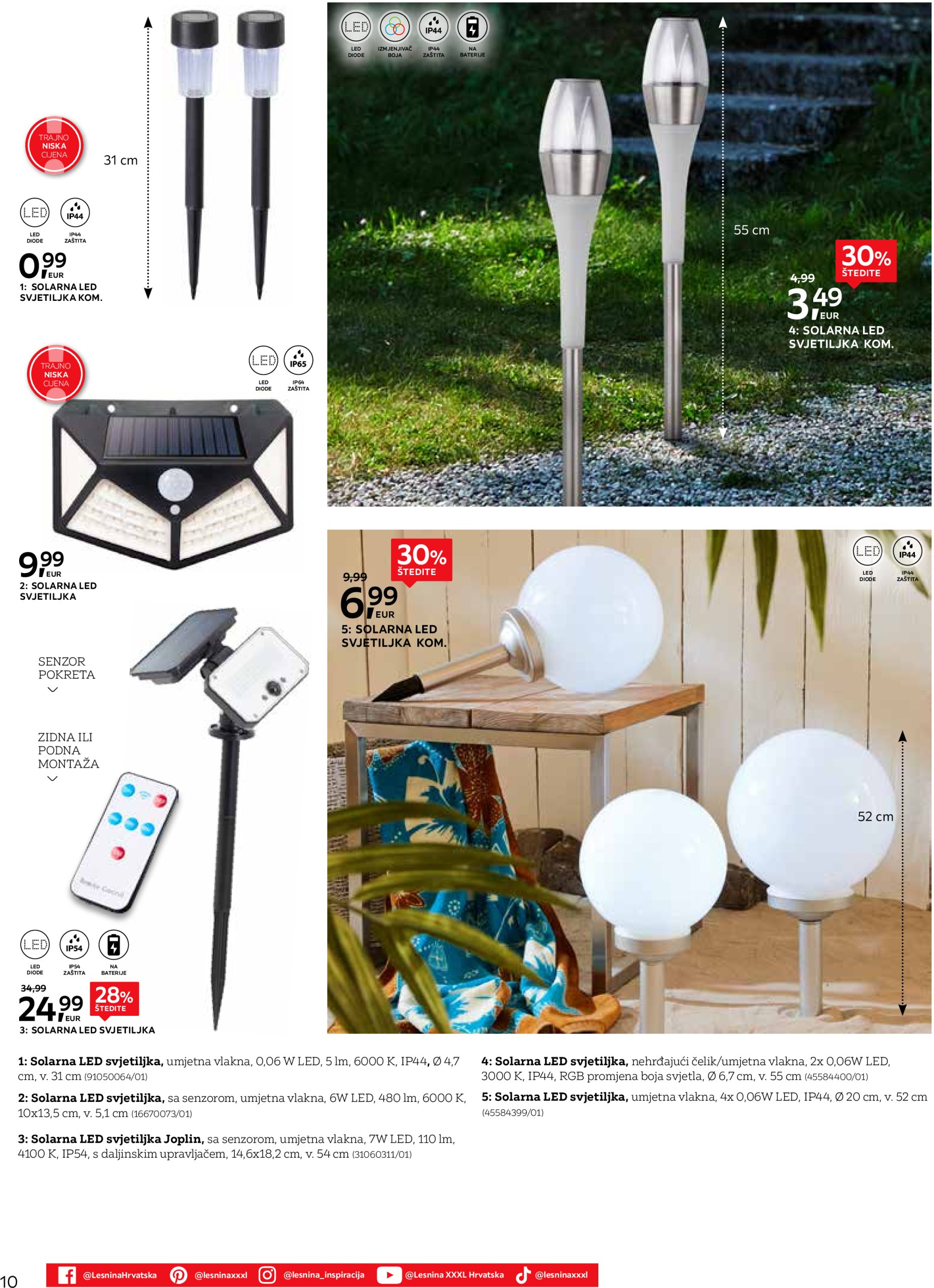 lesnina-xxxl - Lesnina - Vanjska rasvjeta katalog vrijedi od 01.04. do 31.05. - page: 10