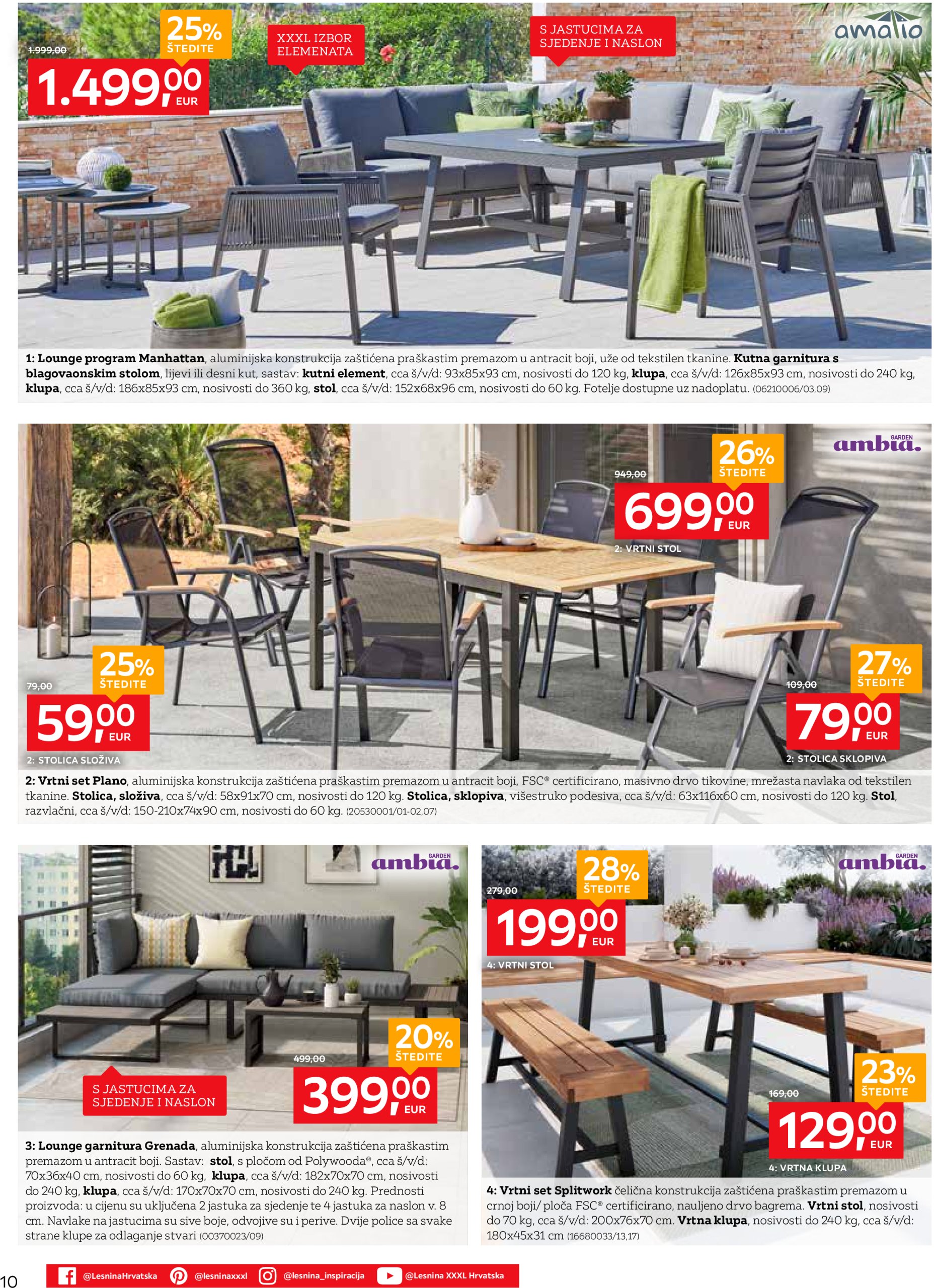 lesnina-xxxl - Lesnina - Za opuštene snove katalog vrijedi od 02.05. do 28.05. - page: 10