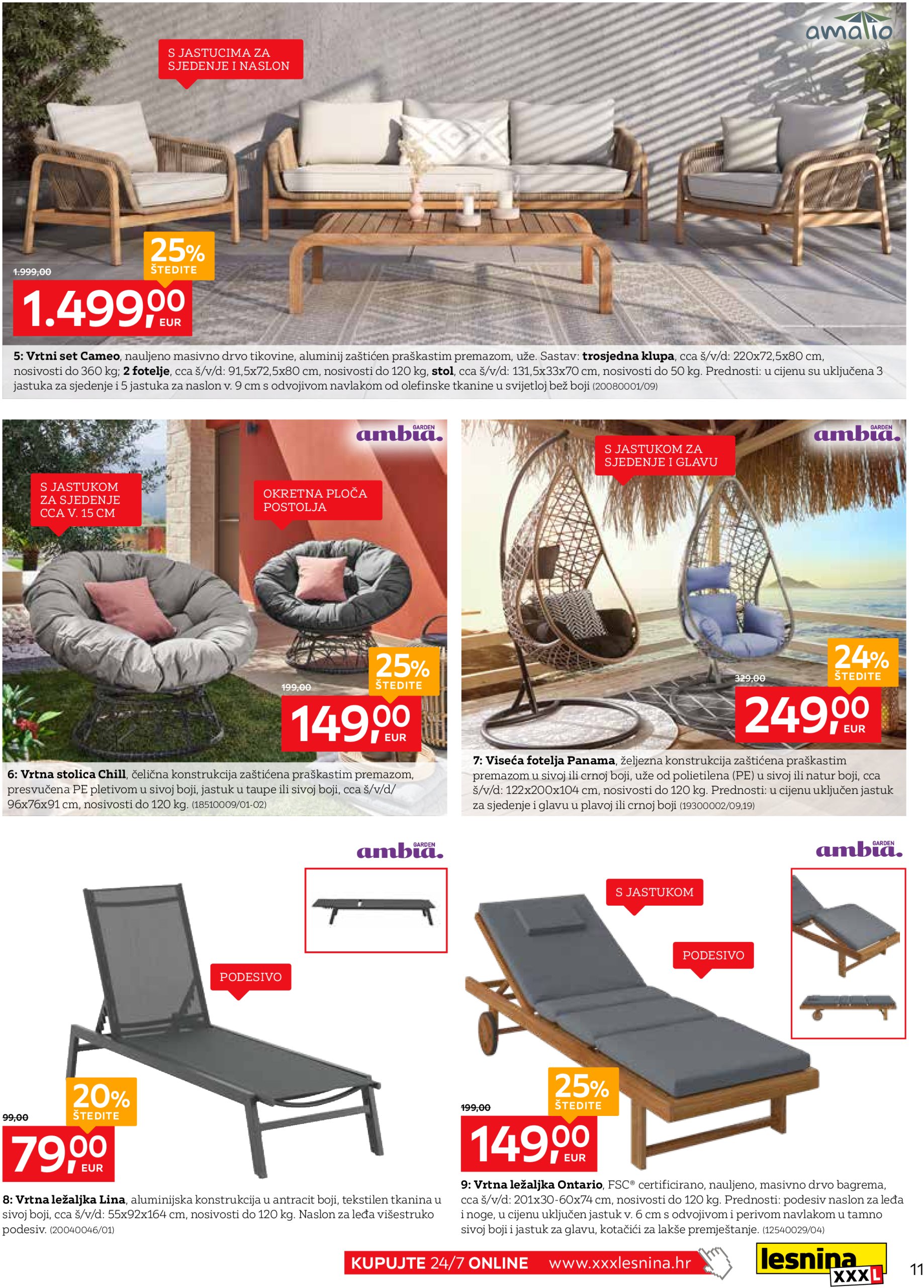 lesnina-xxxl - Lesnina - Za opuštene snove katalog vrijedi od 02.05. do 28.05. - page: 11