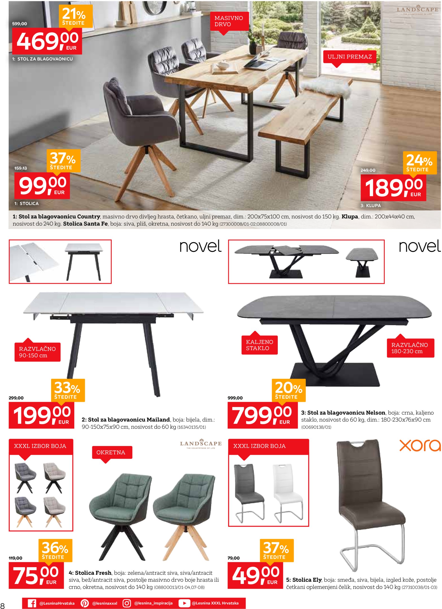 lesnina-xxxl - Lesnina - Za opuštene snove katalog vrijedi od 02.05. do 28.05. - page: 8