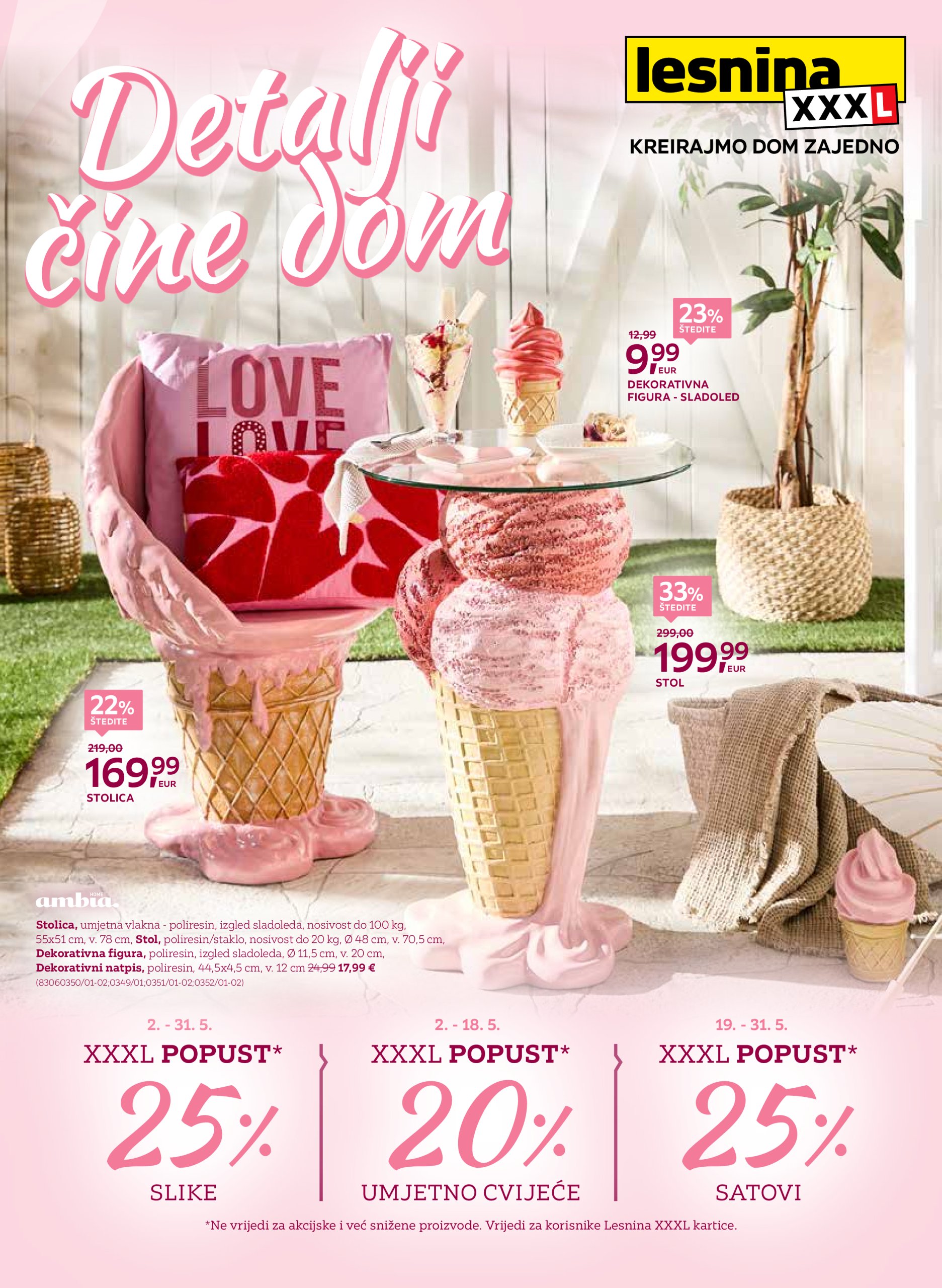 lesnina-xxxl - Lesnina - Detalji čine dom katalog vrijedi od 02.05. do 31.05.