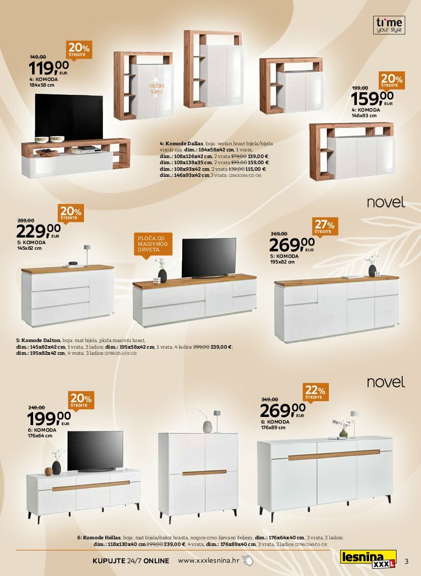 lesnina-xxxl - Prelistajte katalog Lesnina - Tihi heroji interijera, vrijedi od 01.08. do 28.08. - page: 3
