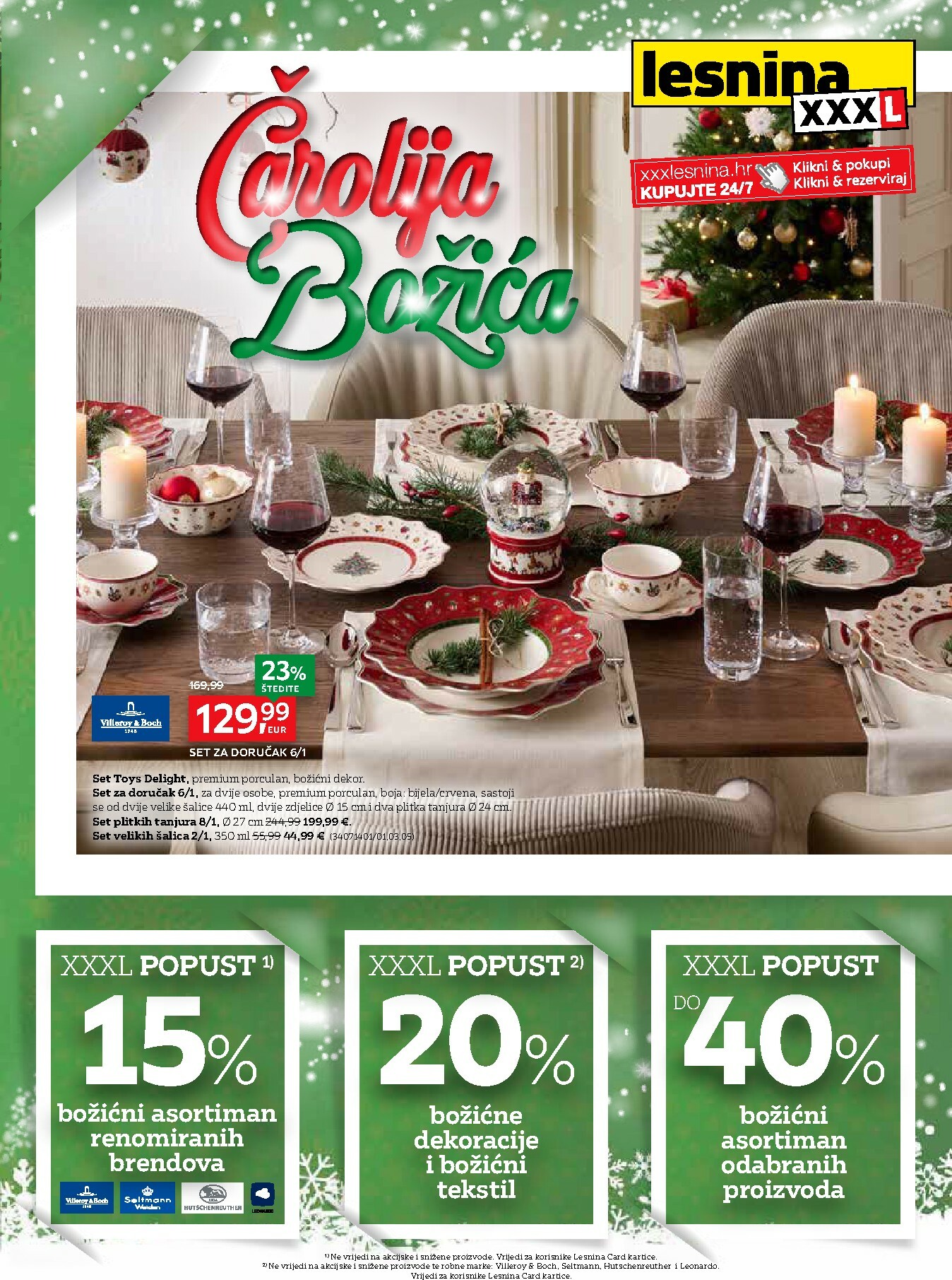 lesnina-xxxl - Prelistajte katalog Lesnina - Čarolija Božića, vrijedi od 29.10. do 30.11.