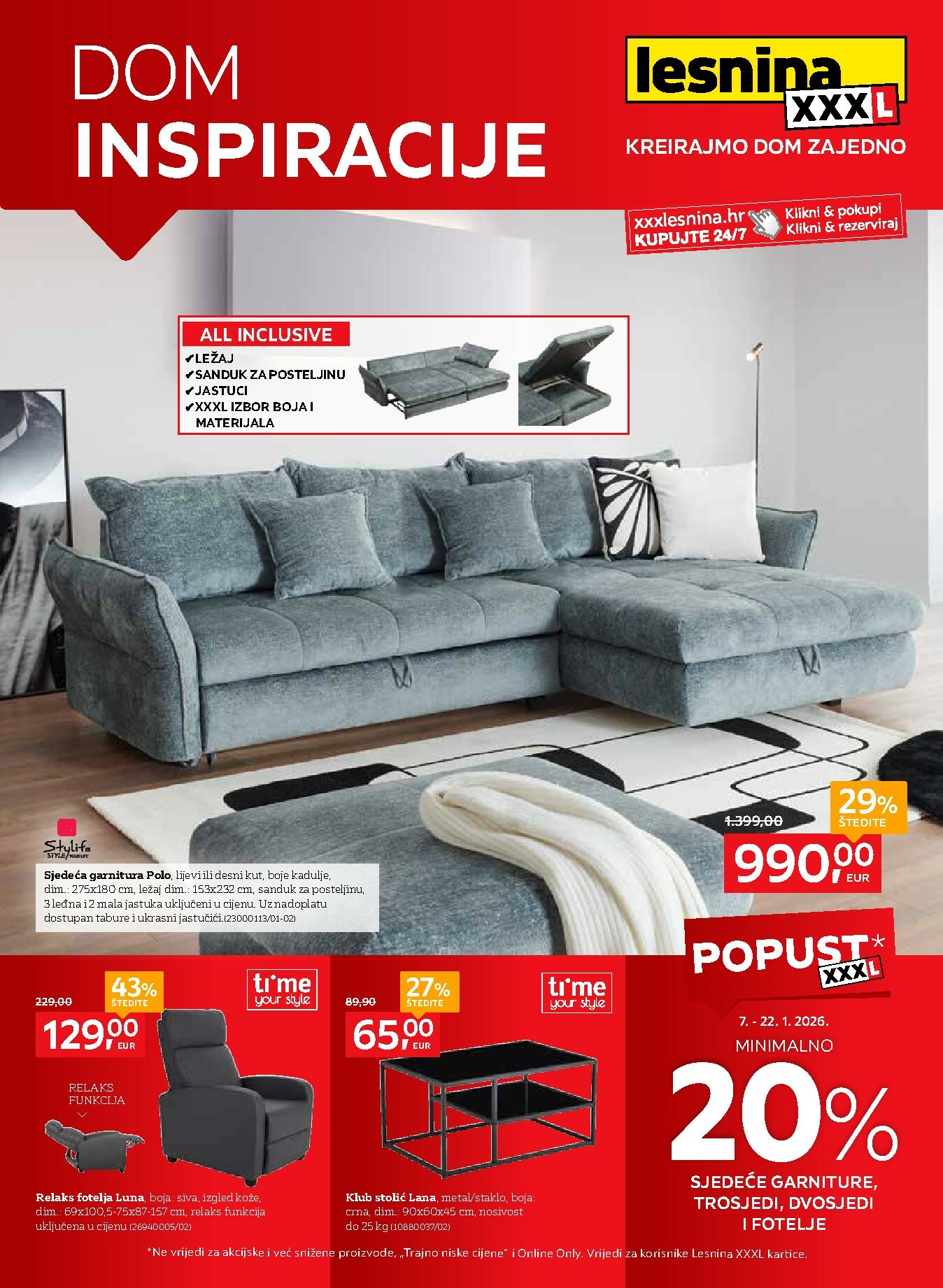 lesnina-xxxl - Prelistajte katalog Lesnina, vrijedi od 07.01. do 22.01. - page: 1