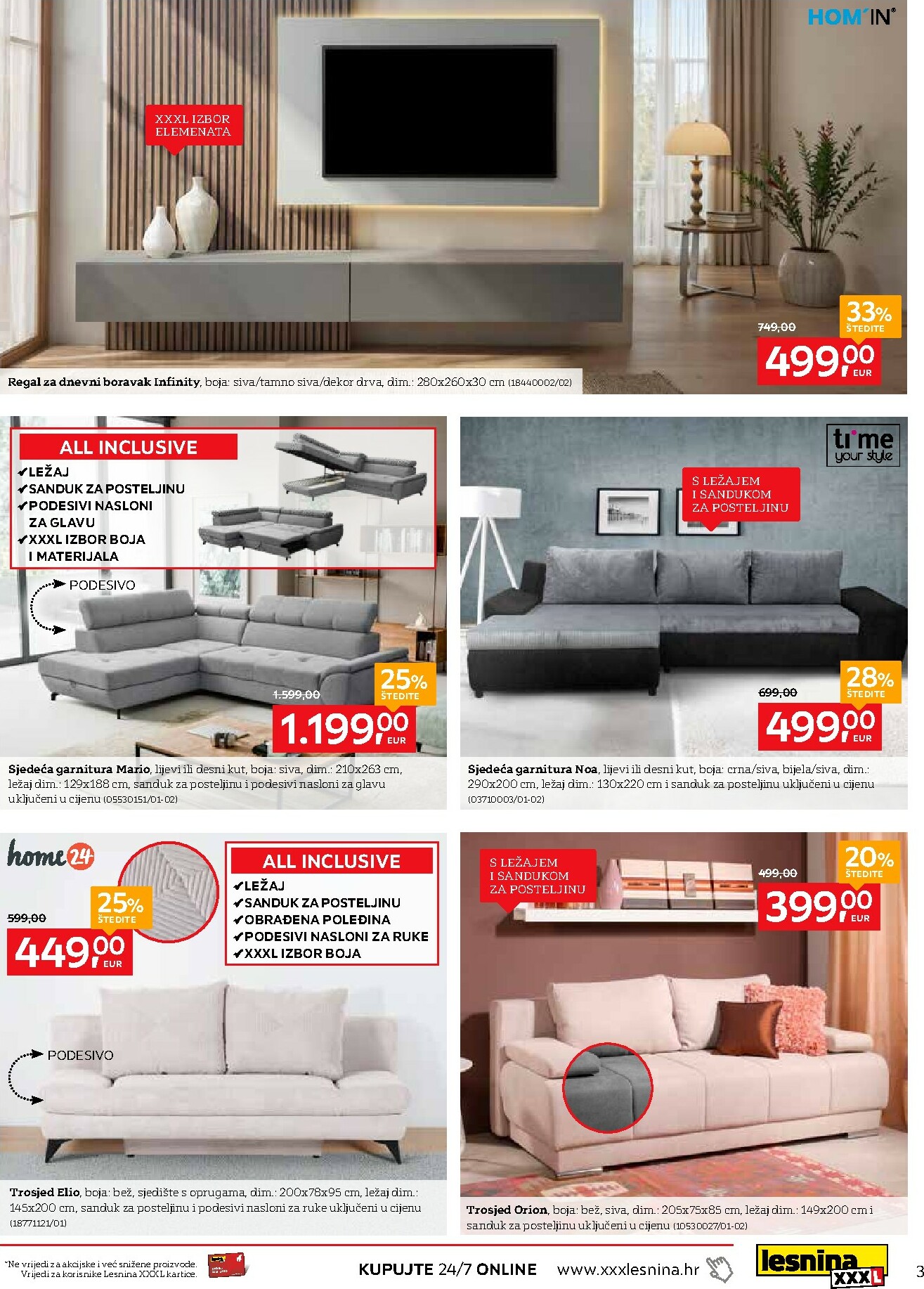 lesnina-xxxl - Prelistajte katalog Lesnina, vrijedi od 07.01. do 22.01. - page: 3