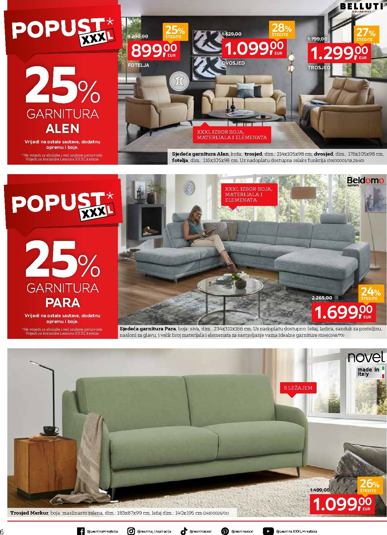 lesnina-xxxl - Prelistajte katalog Lesnina - Za ugodne snove, vrijedi od 27.01.2026 do 19.02.2026 - page: 6