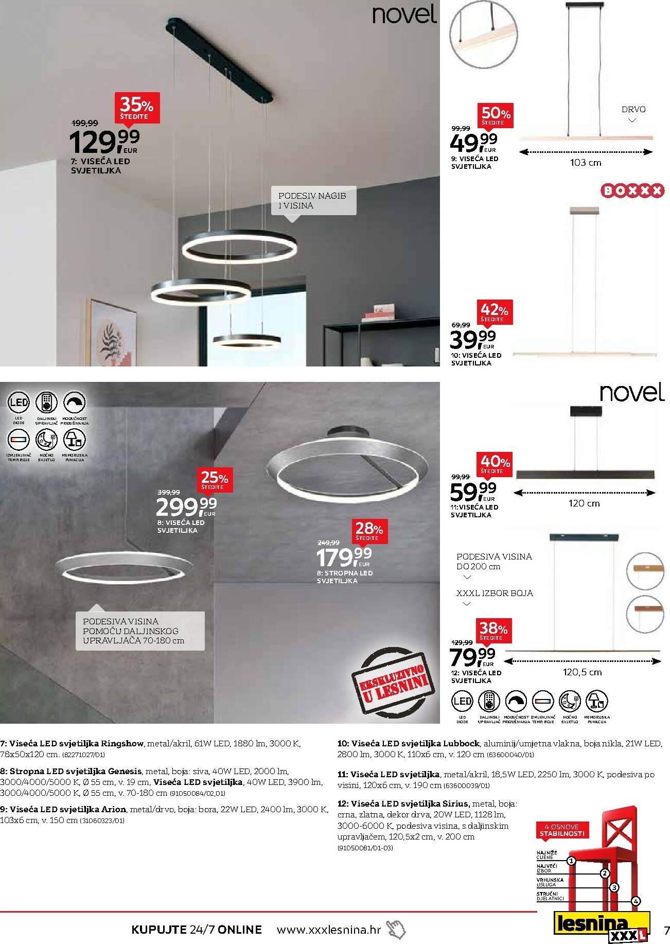 lesnina-xxxl - Prelistajte katalog Lesnina - Moderna rješenja rasvjete, vrijedi od 02.02.2026 do 28.02.2026 - page: 7