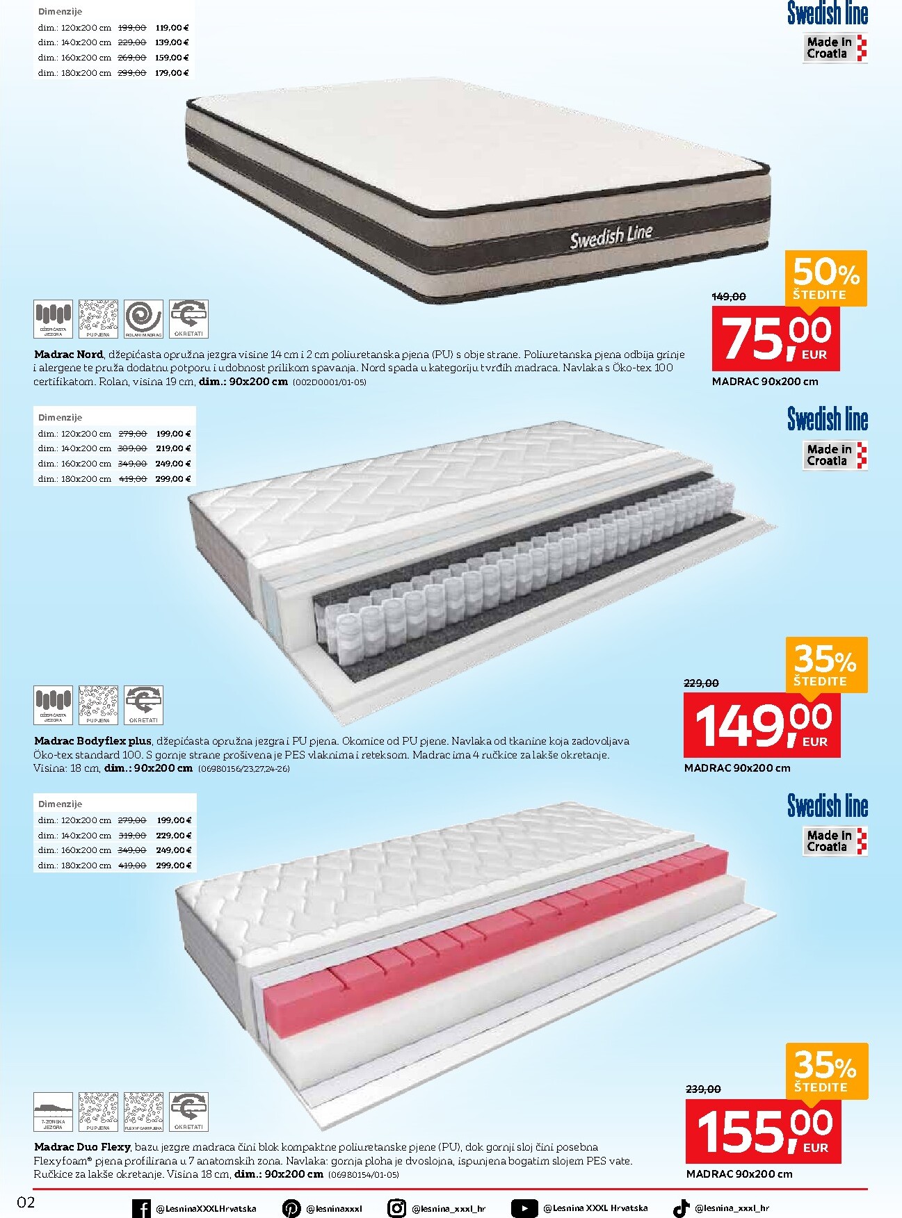 lesnina-xxxl - Aktualni Lesnina - Zaspi lakše, spavaj bolje katalog vrijedi od ponedjeljka 20.04.2026 do subote 23.05.2026 - page: 2