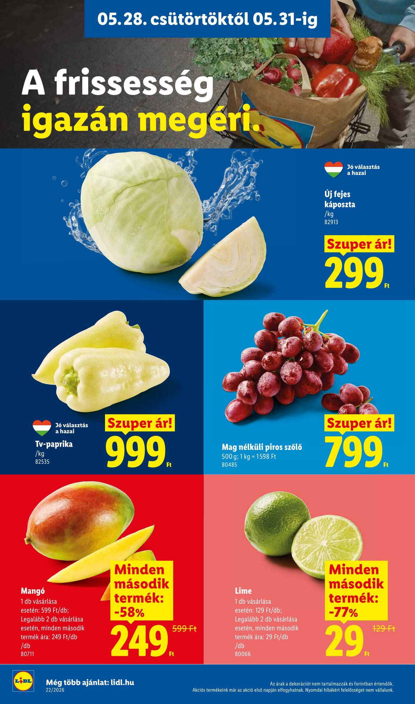lidl - Lidl hirdetmény a következő hétre csütörtöktől 2026.05.28.-tól szerdától 2026.06.03.-ig - page: 6