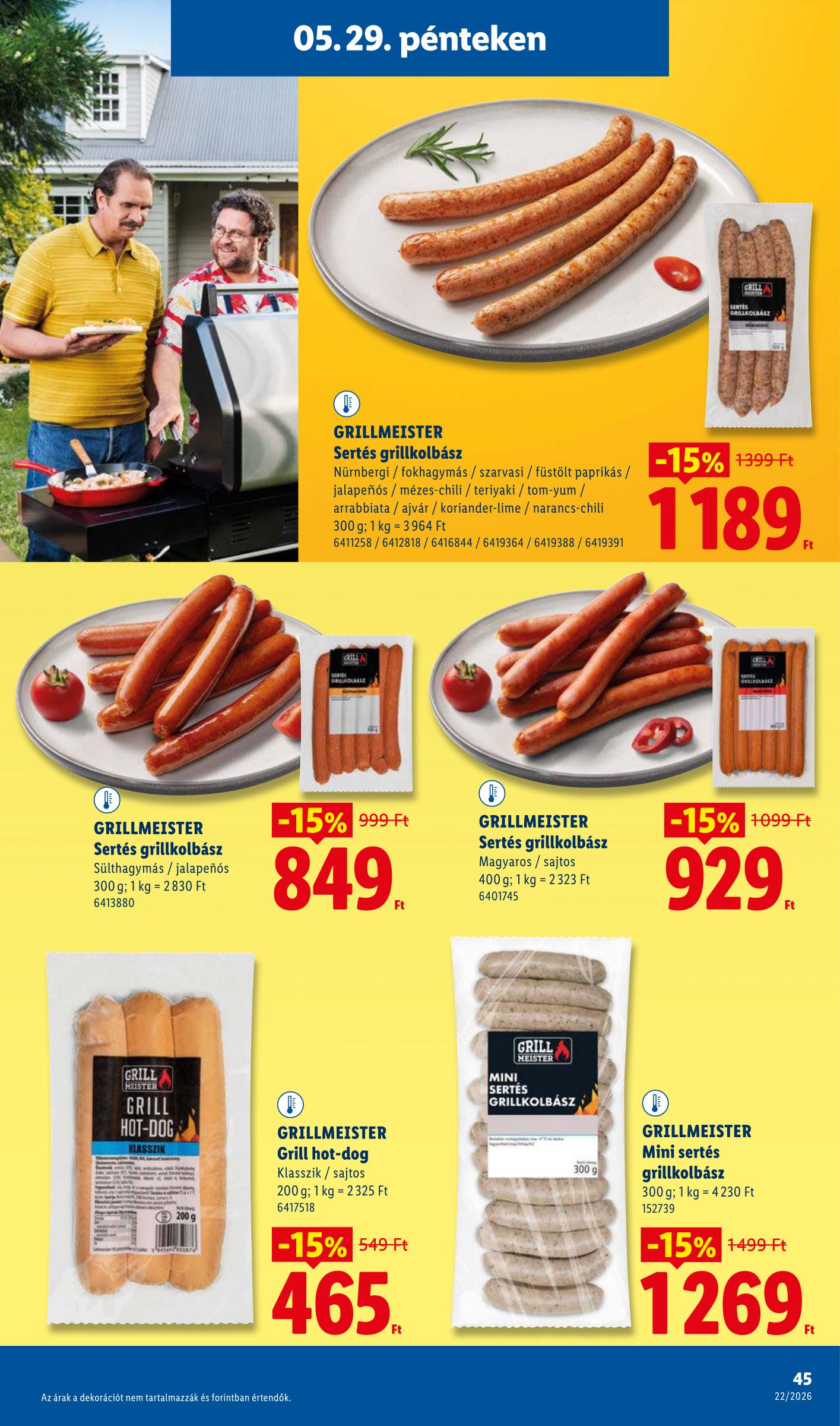 lidl - Lidl hirdetmény a következő hétre csütörtöktől 2026.05.28.-tól szerdától 2026.06.03.-ig - page: 45