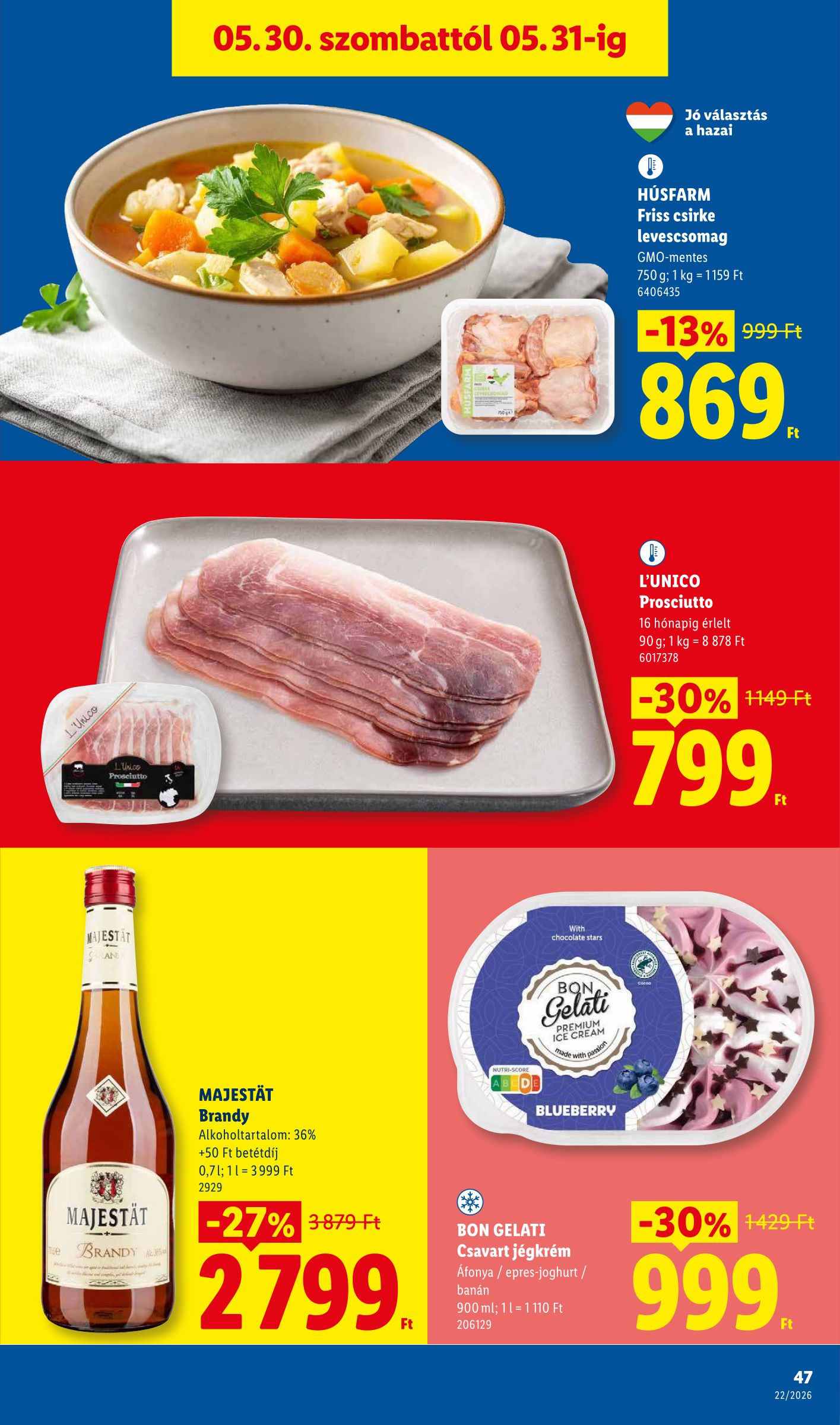 lidl - Lidl hirdetmény a következő hétre csütörtöktől 2026.05.28.-tól szerdától 2026.06.03.-ig - page: 47