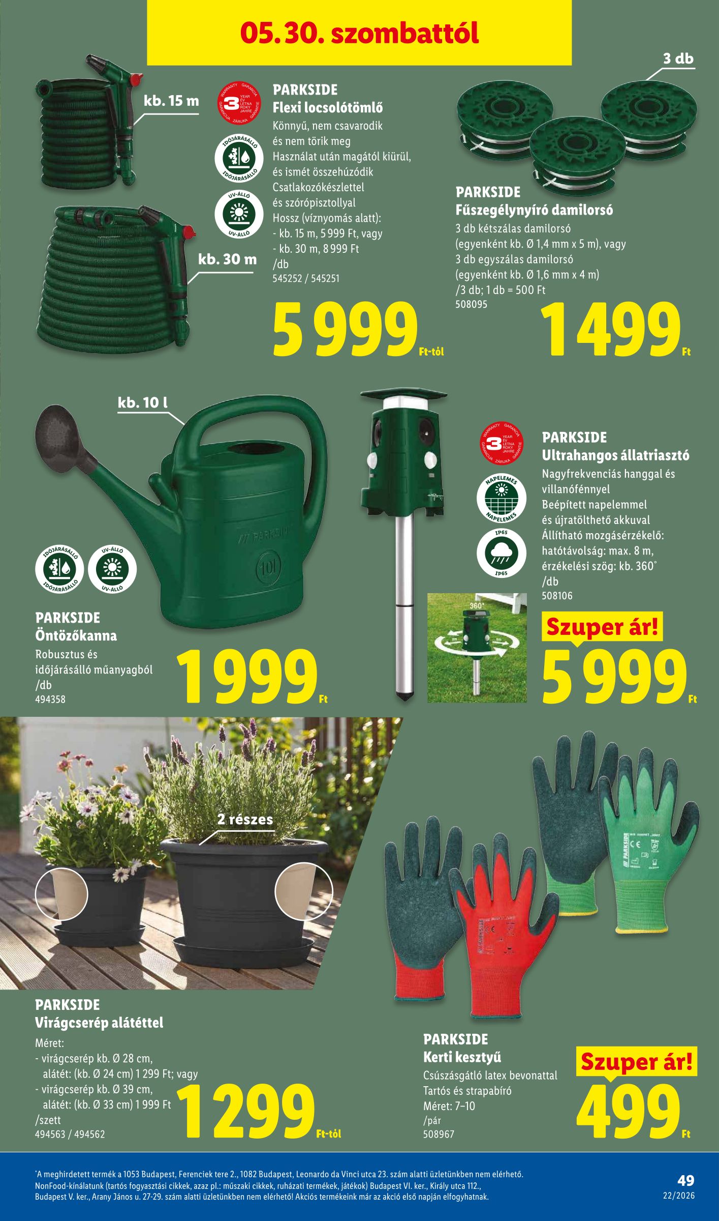 lidl - Lidl hirdetmény a következő hétre csütörtöktől 2026.05.28.-tól szerdától 2026.06.03.-ig - page: 49