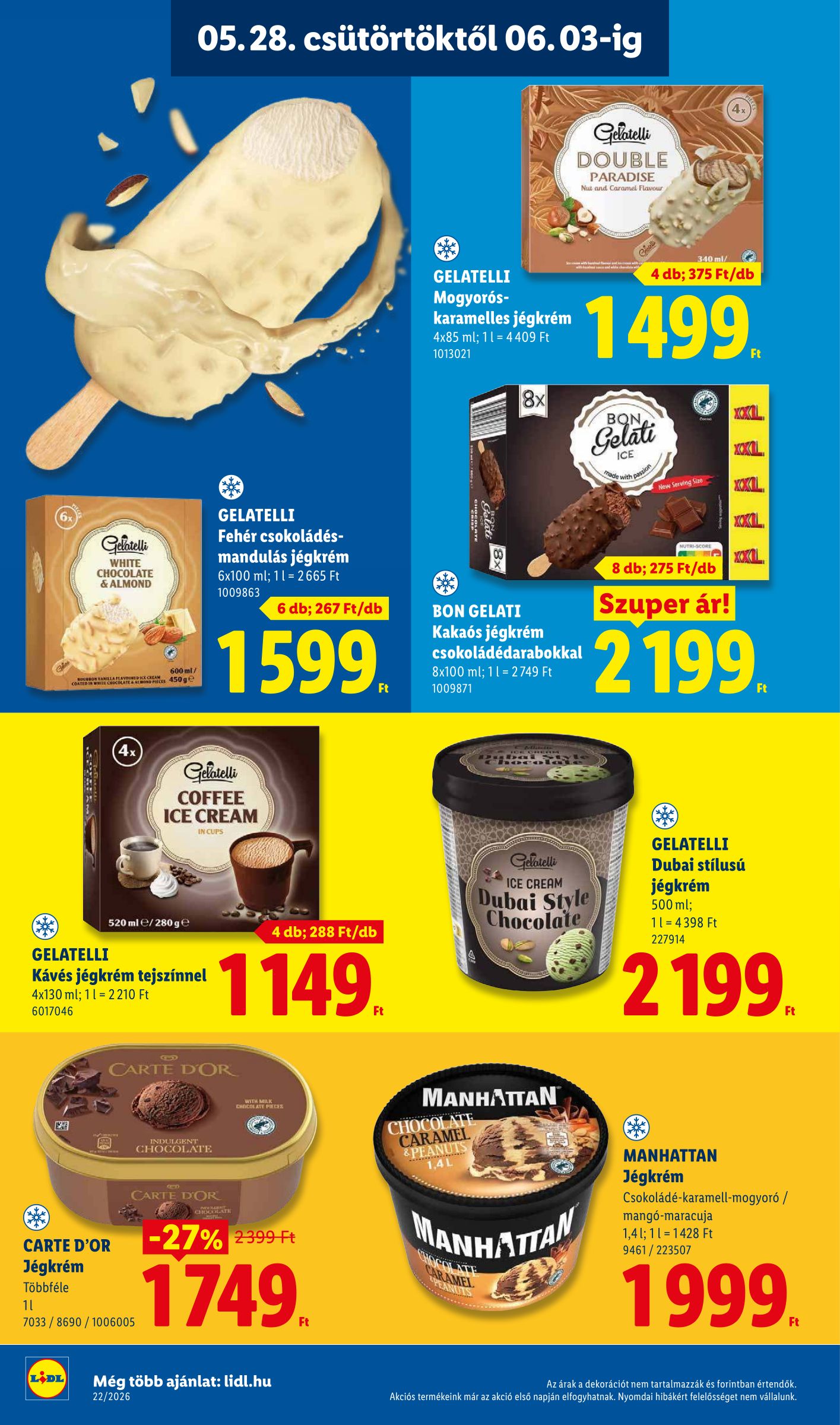 lidl - Lidl hirdetmény a következő hétre csütörtöktől 2026.05.28.-tól szerdától 2026.06.03.-ig - page: 32