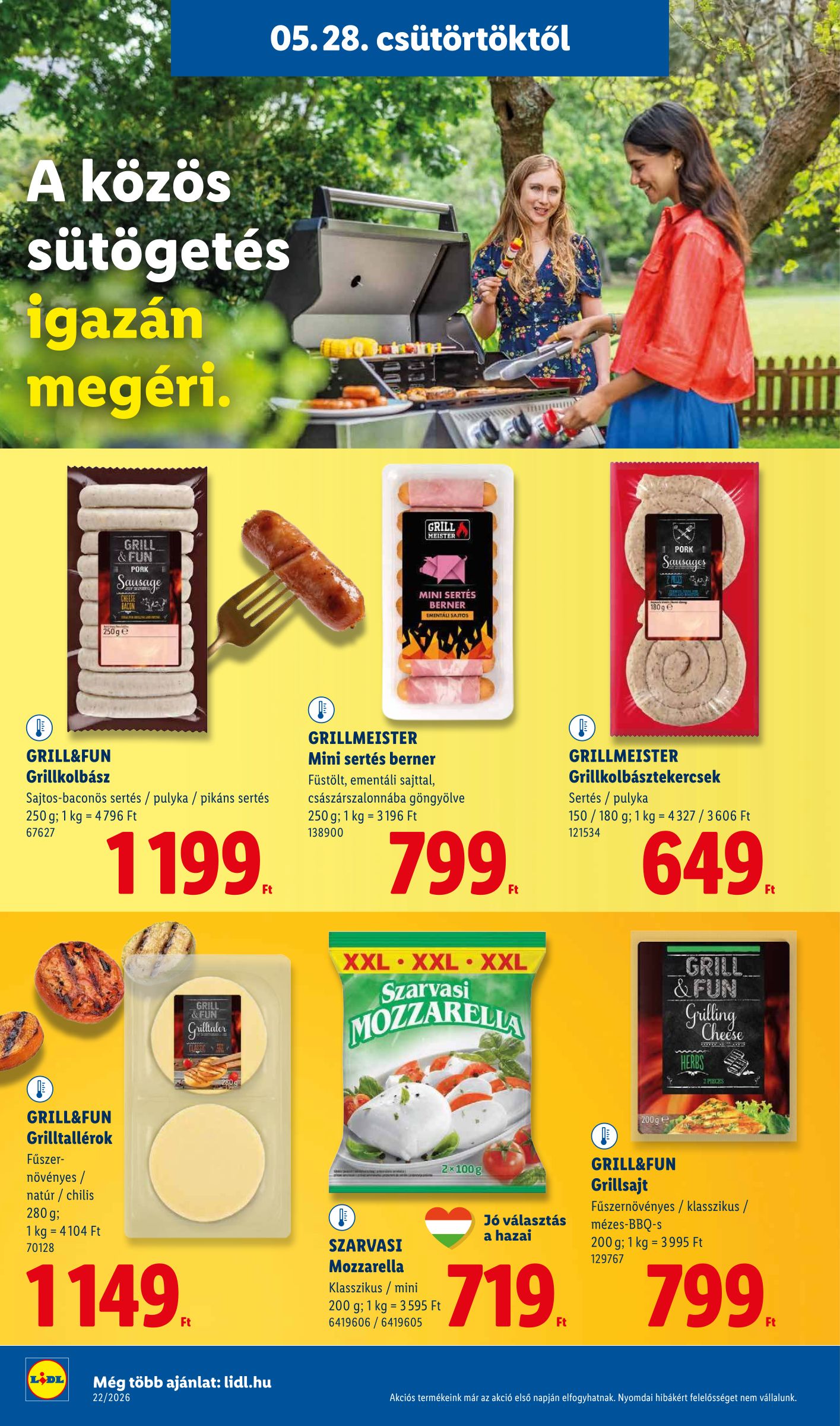 lidl - Lidl hirdetmény a következő hétre csütörtöktől 2026.05.28.-tól szerdától 2026.06.03.-ig - page: 26