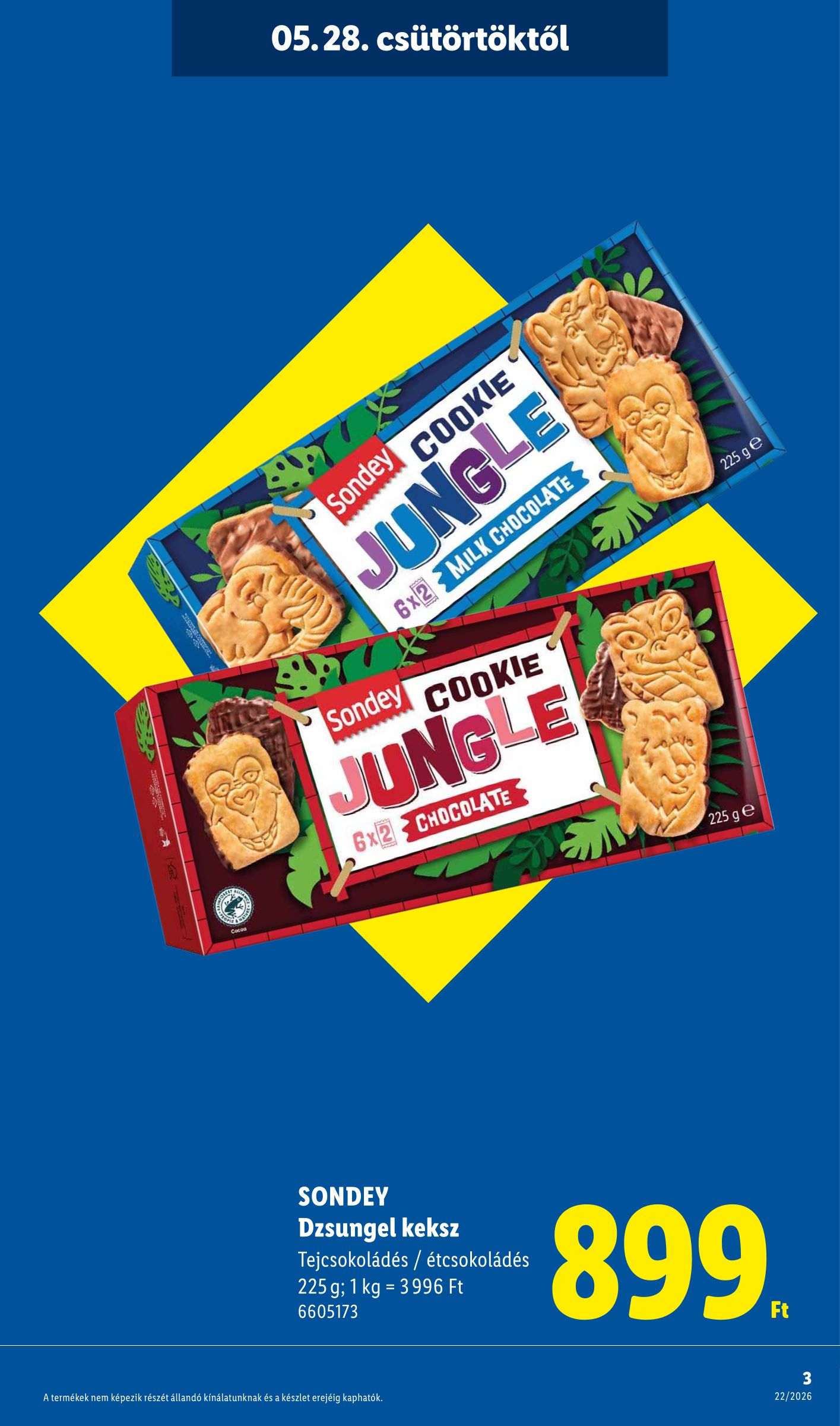 lidl - Lidl hirdetmény a következő hétre csütörtöktől 2026.05.28.-tól szerdától 2026.06.03.-ig - page: 3