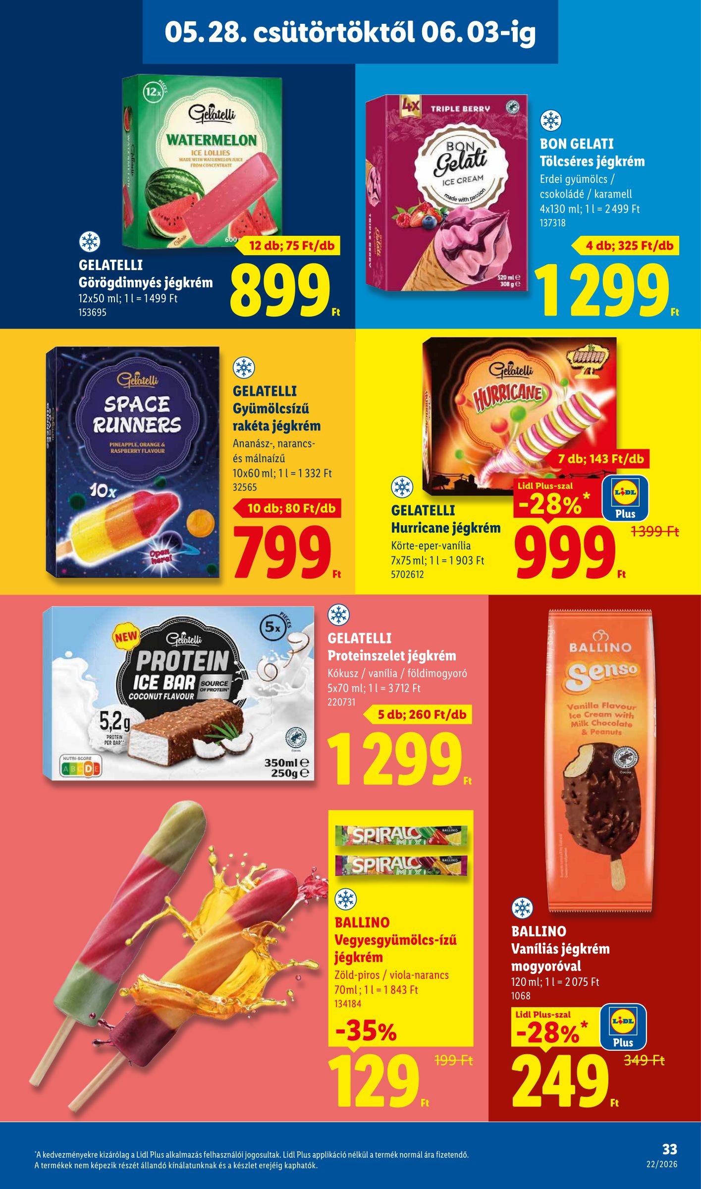 lidl - Lidl hirdetmény a következő hétre csütörtöktől 2026.05.28.-tól szerdától 2026.06.03.-ig - page: 33