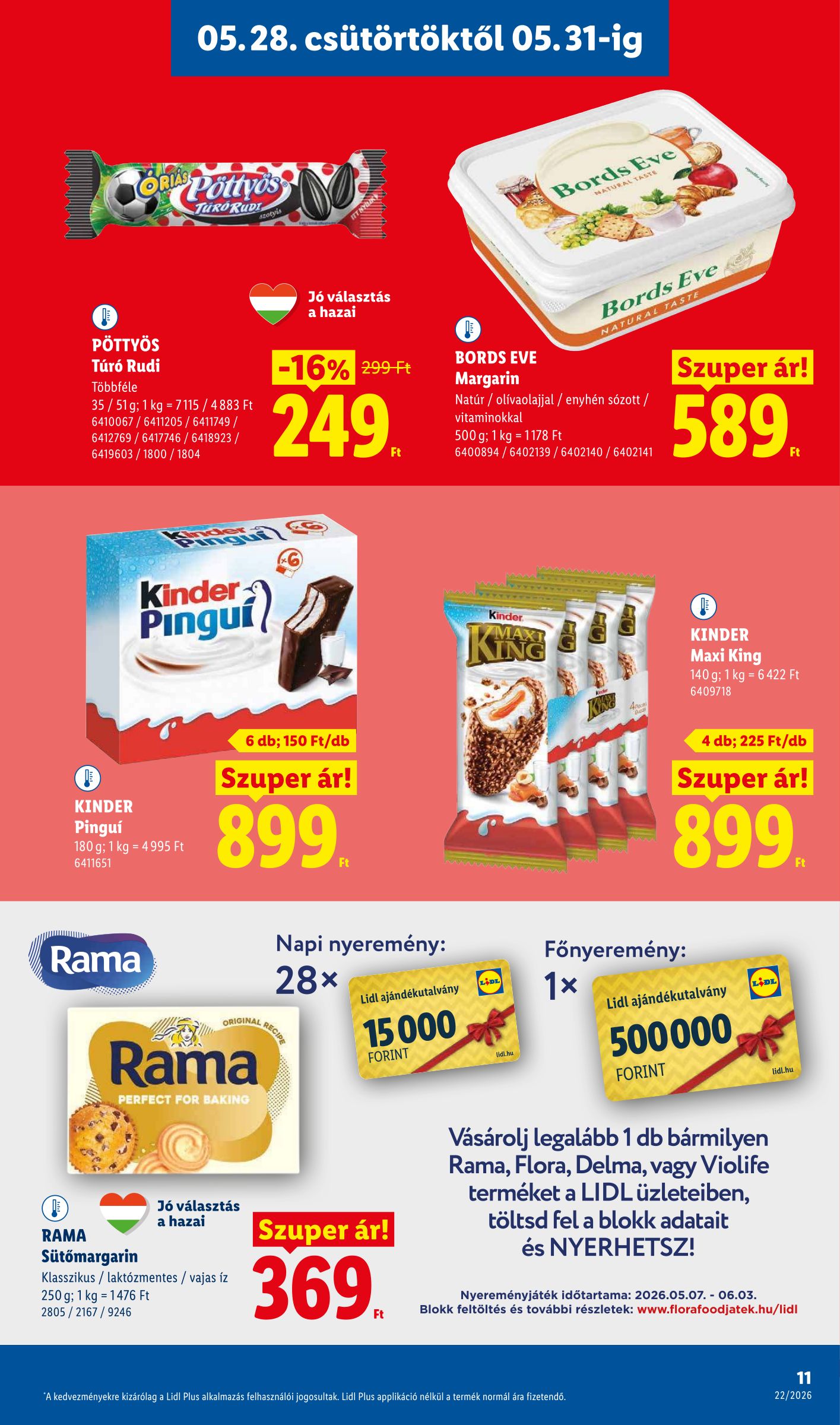 lidl - Lidl hirdetmény a következő hétre csütörtöktől 2026.05.28.-tól szerdától 2026.06.03.-ig - page: 11