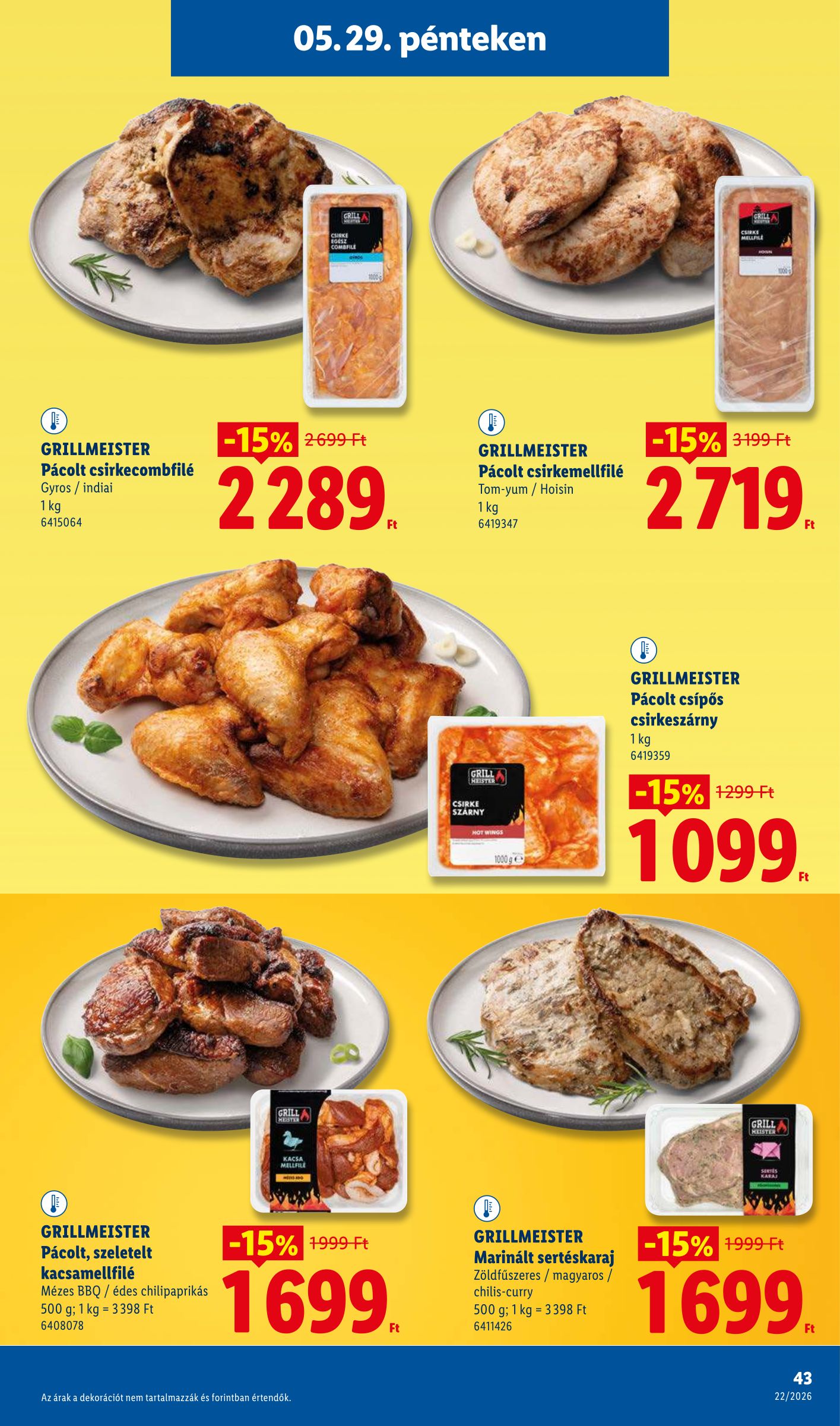 lidl - Lidl hirdetmény a következő hétre csütörtöktől 2026.05.28.-tól szerdától 2026.06.03.-ig - page: 43
