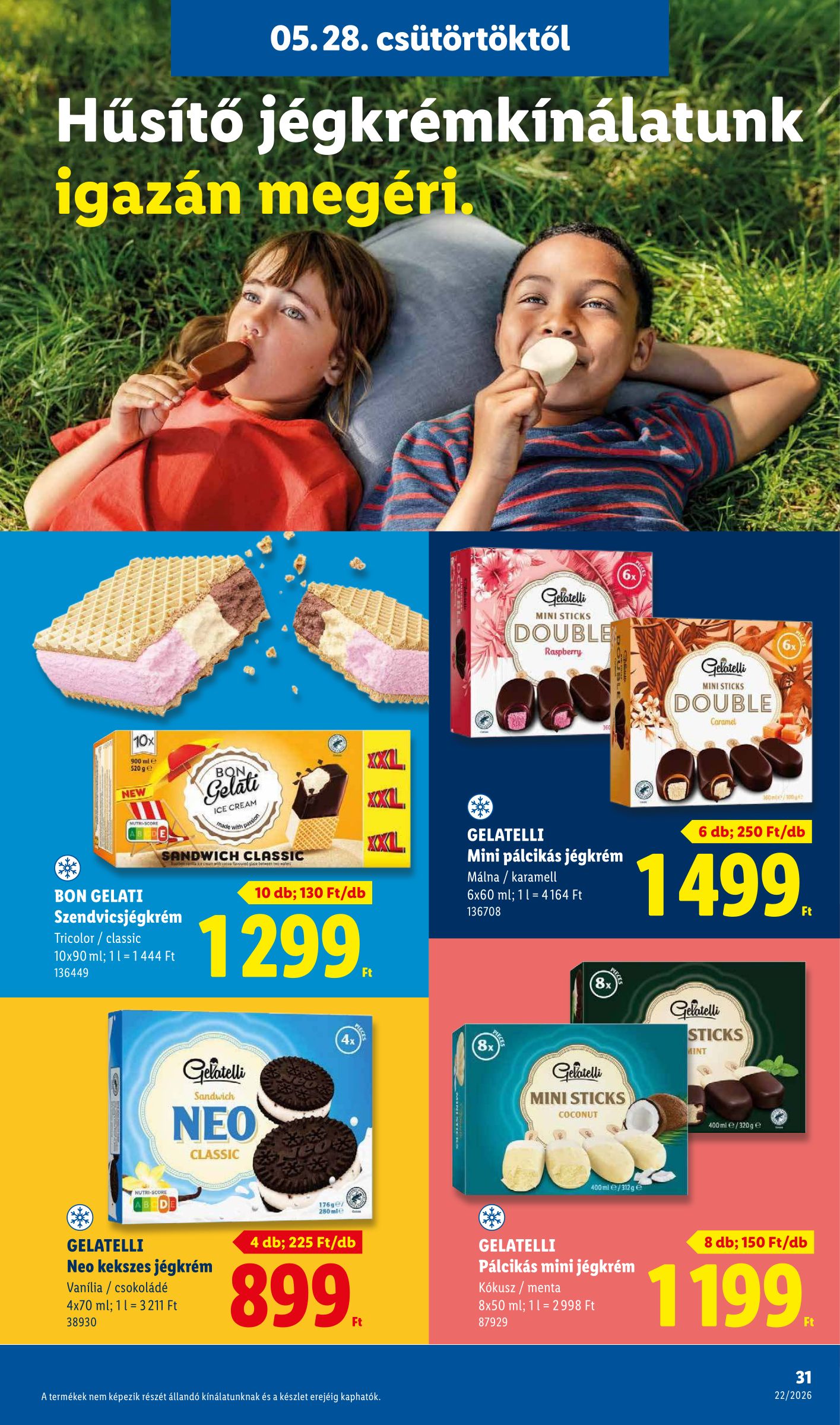 lidl - Lidl hirdetmény a következő hétre csütörtöktől 2026.05.28.-tól szerdától 2026.06.03.-ig - page: 31