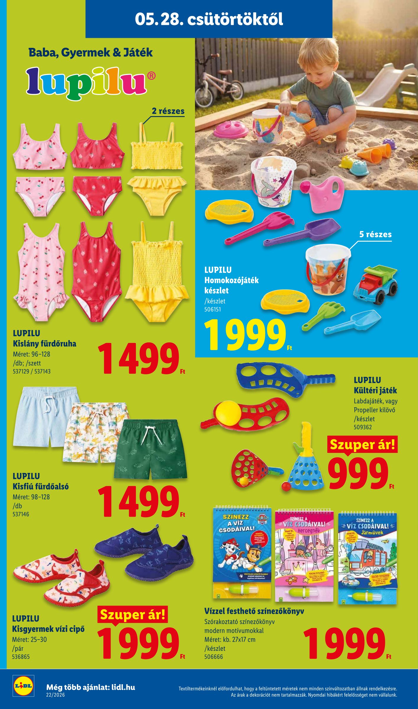 lidl - Lidl hirdetmény a következő hétre csütörtöktől 2026.05.28.-tól szerdától 2026.06.03.-ig - page: 40