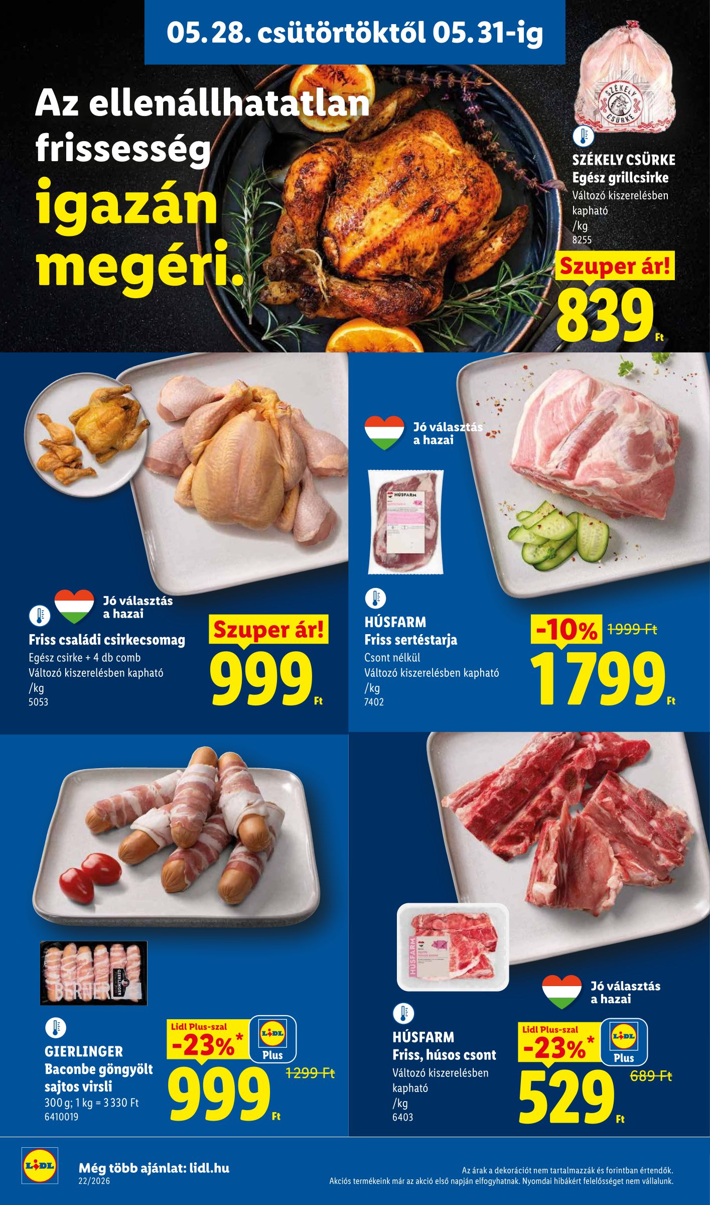lidl - Lidl hirdetmény a következő hétre csütörtöktől 2026.05.28.-tól szerdától 2026.06.03.-ig - page: 8