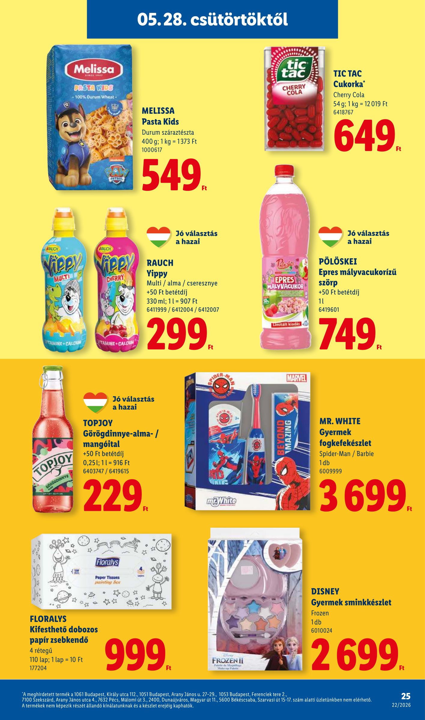 lidl - Lidl hirdetmény a következő hétre csütörtöktől 2026.05.28.-tól szerdától 2026.06.03.-ig - page: 25