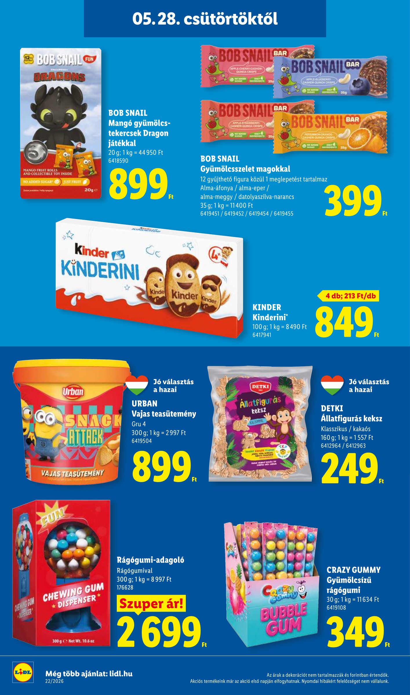 lidl - Lidl hirdetmény a következő hétre csütörtöktől 2026.05.28.-tól szerdától 2026.06.03.-ig - page: 24