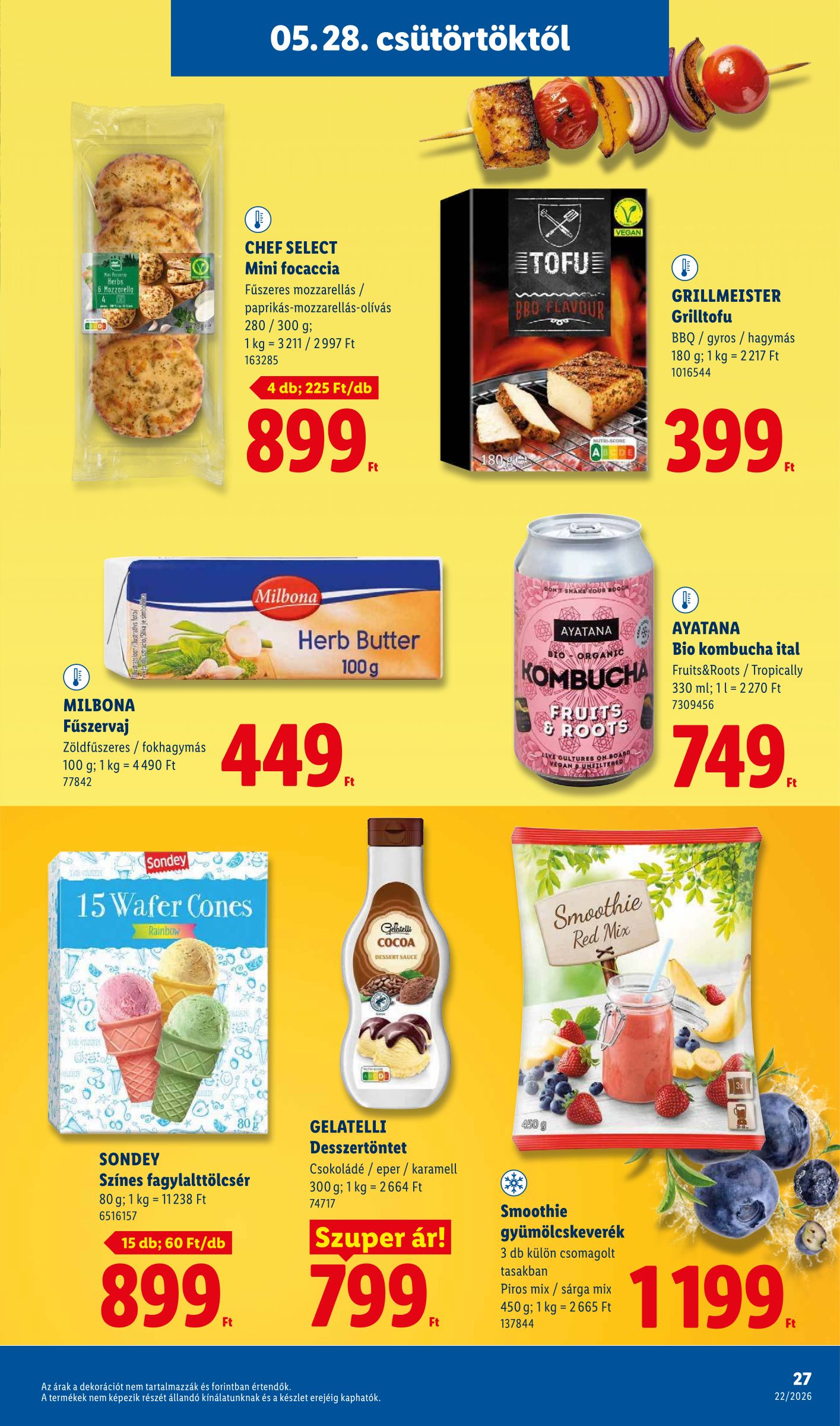 lidl - Lidl hirdetmény a következő hétre csütörtöktől 2026.05.28.-tól szerdától 2026.06.03.-ig - page: 27