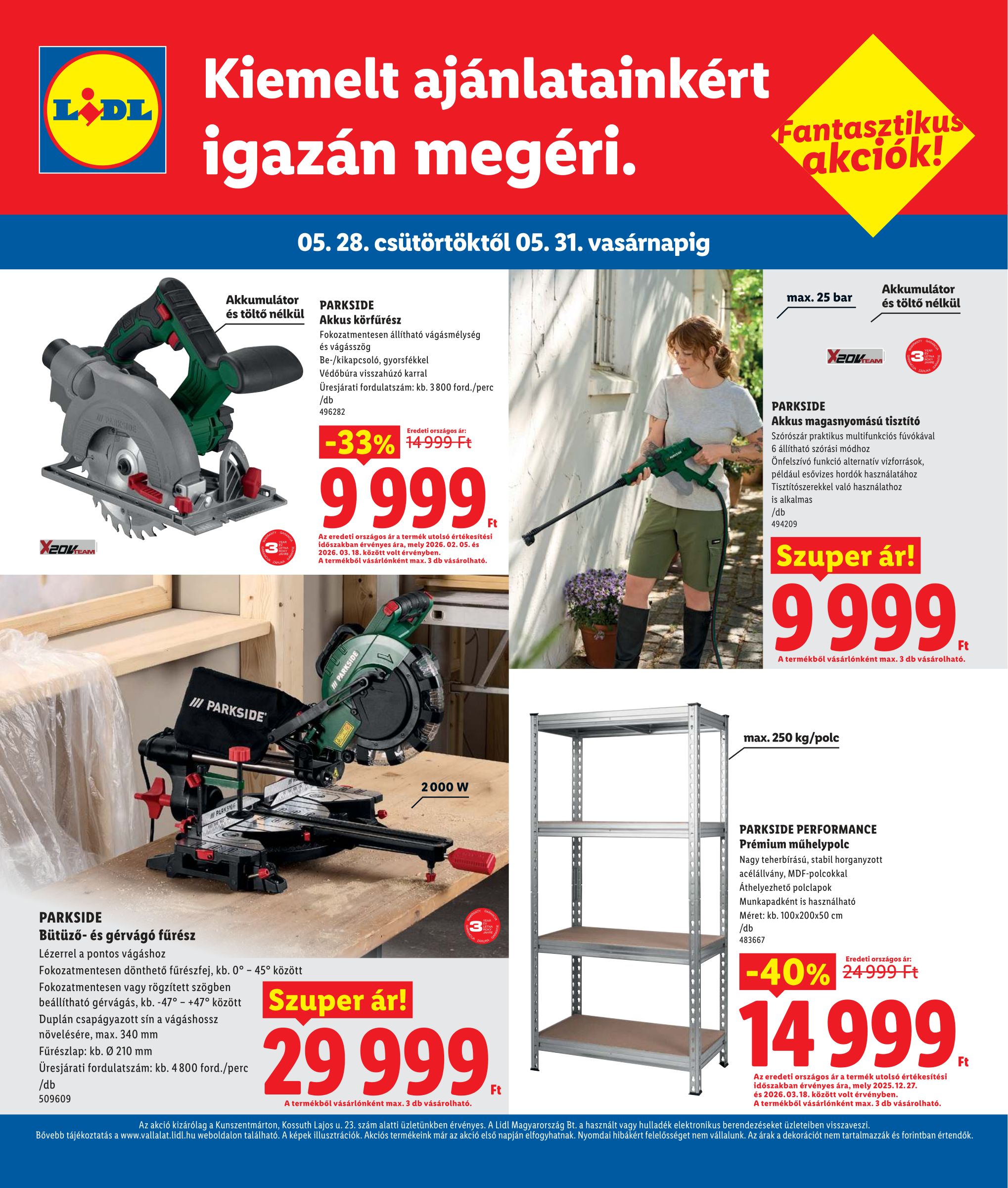 lidl - Lidl - Kunszentmárton hirdetmény a következő hétre csütörtöktől 2026.05.28.-tól vasárnaptól 2026.05.31.-ig - page: 4