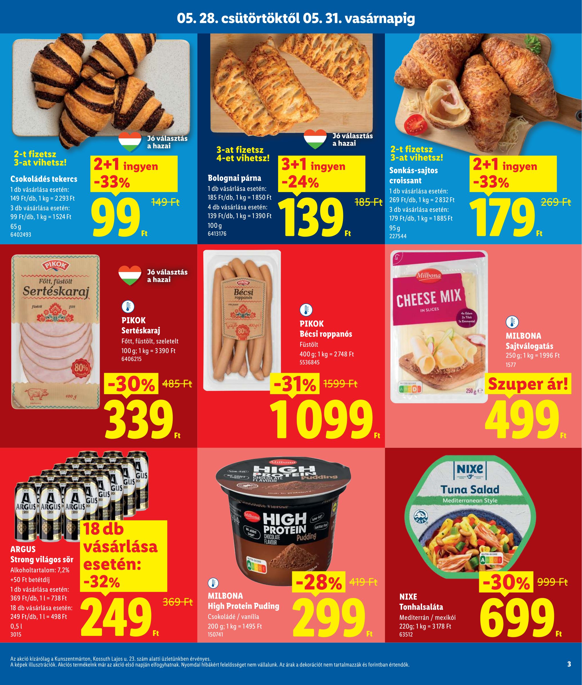 lidl - Lidl - Kunszentmárton hirdetmény a következő hétre csütörtöktől 2026.05.28.-tól vasárnaptól 2026.05.31.-ig - page: 3