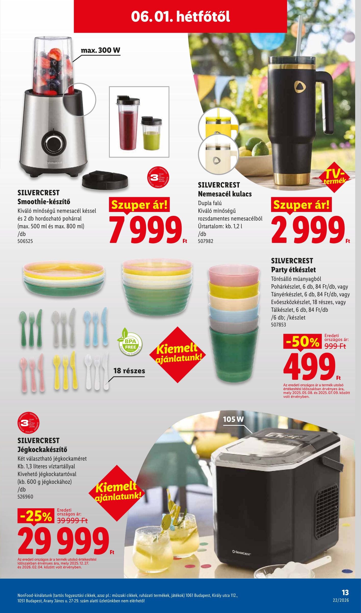 lidl - Lidl - Nonfood hirdetmény a következő hétre csütörtöktől 2026.05.28.-tól szerdától 2026.06.03.-ig - page: 13