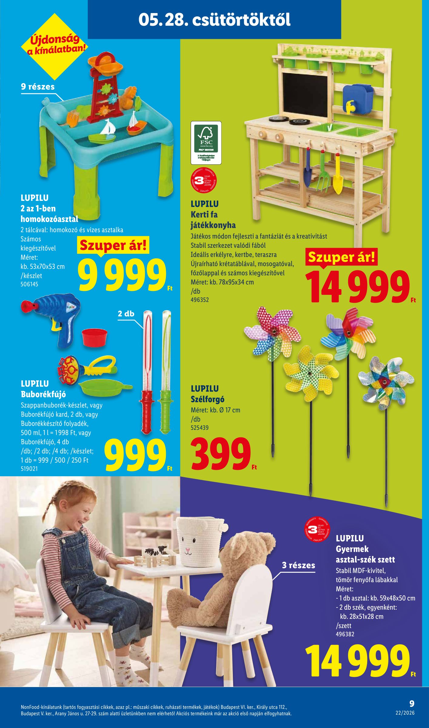 lidl - Lidl - Nonfood hirdetmény a következő hétre csütörtöktől 2026.05.28.-tól szerdától 2026.06.03.-ig - page: 9