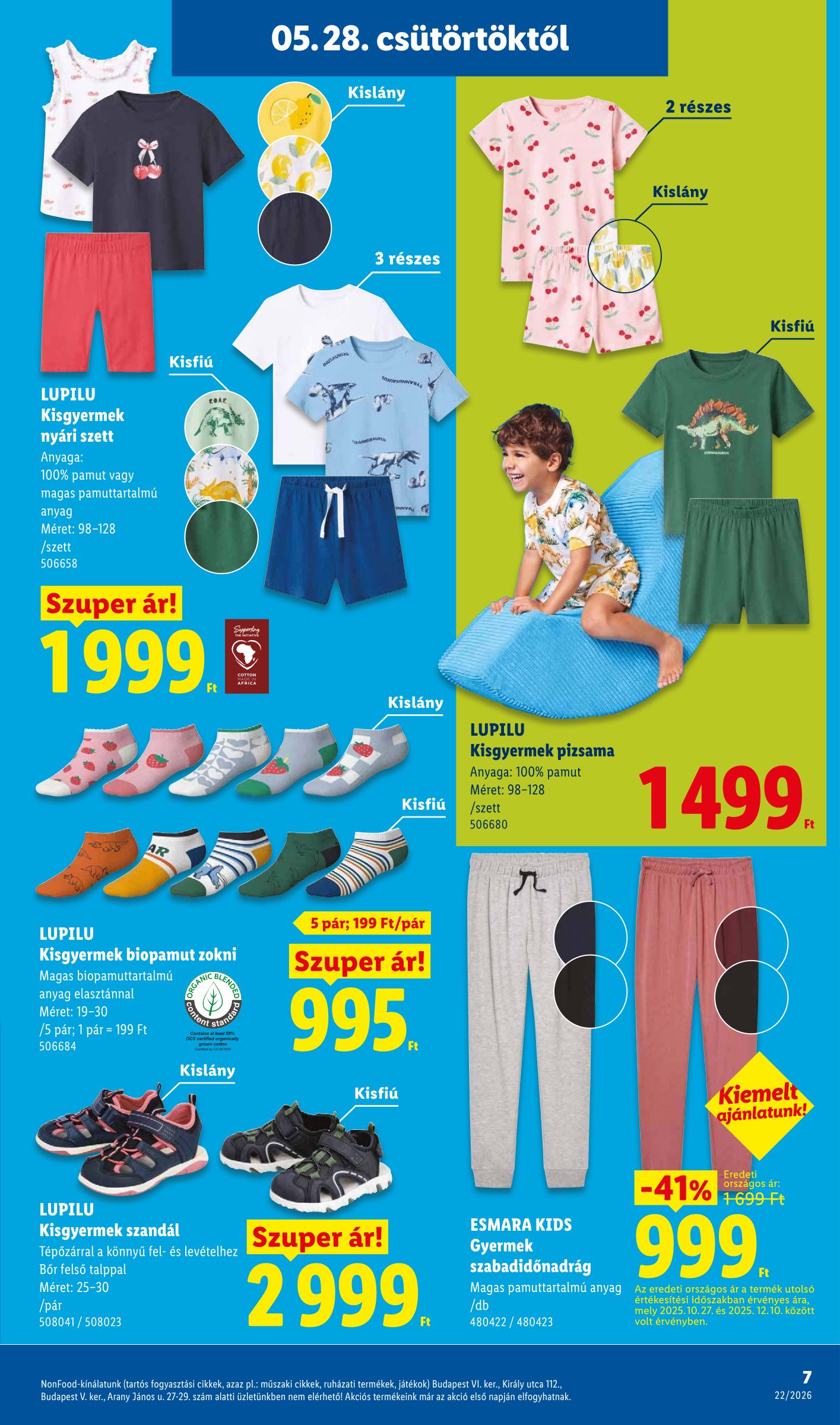 lidl - Lidl - Nonfood hirdetmény a következő hétre csütörtöktől 2026.05.28.-tól szerdától 2026.06.03.-ig - page: 7