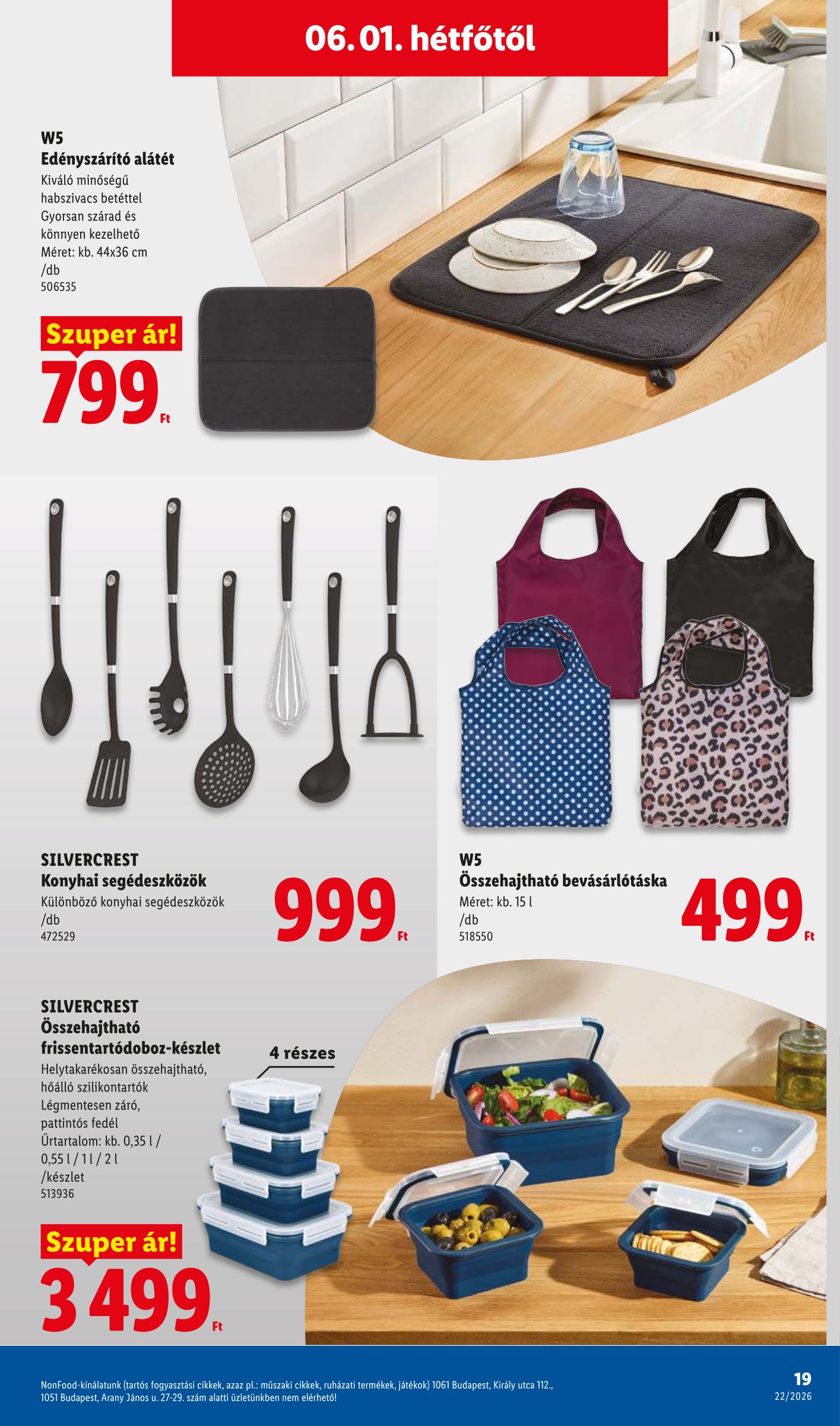 lidl - Lidl - Nonfood hirdetmény a következő hétre csütörtöktől 2026.05.28.-tól szerdától 2026.06.03.-ig - page: 19