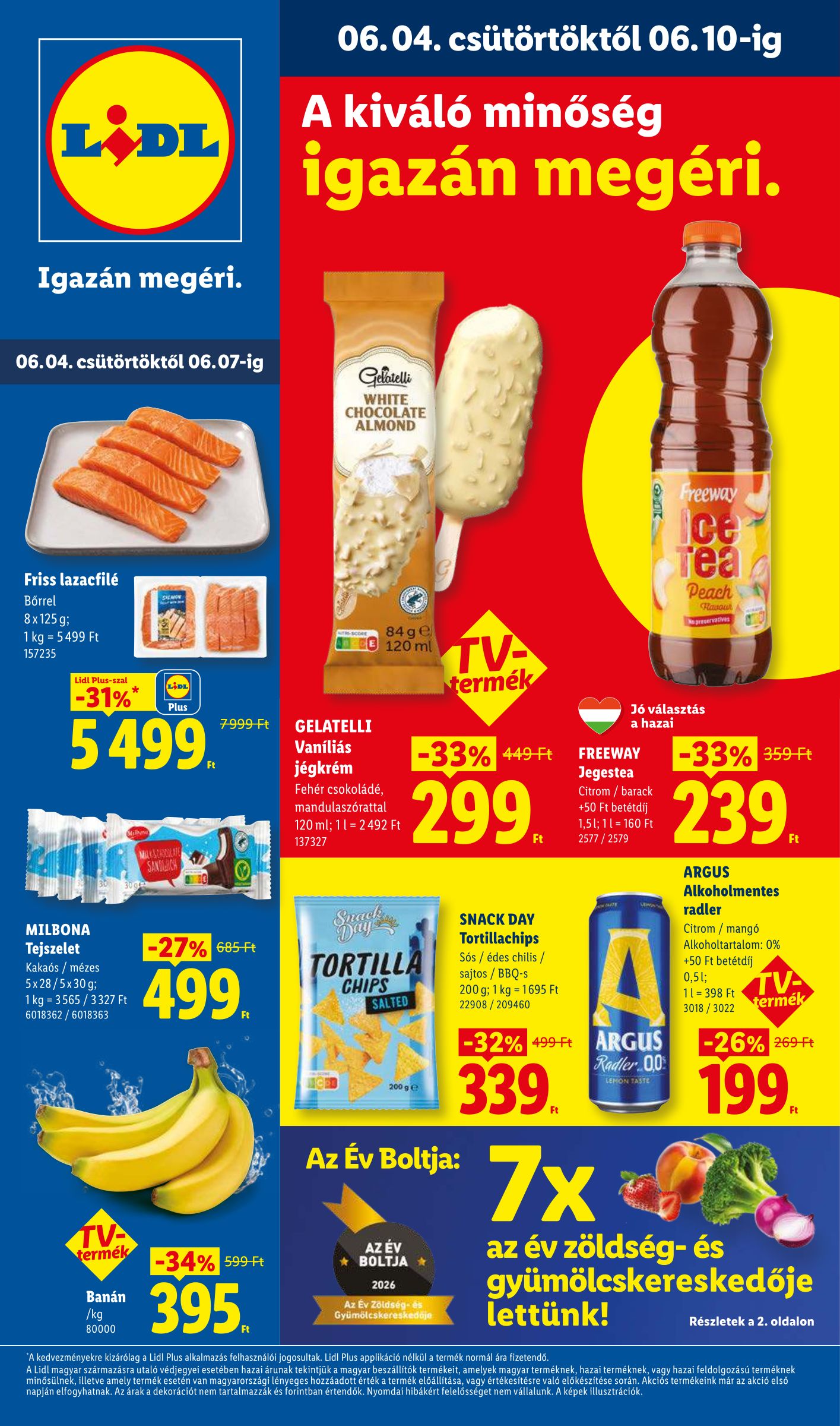 lidl - Lidl hirdetmény a következő hétre csütörtöktől 2026.06.04.-tól szerdától 2026.06.10.-ig