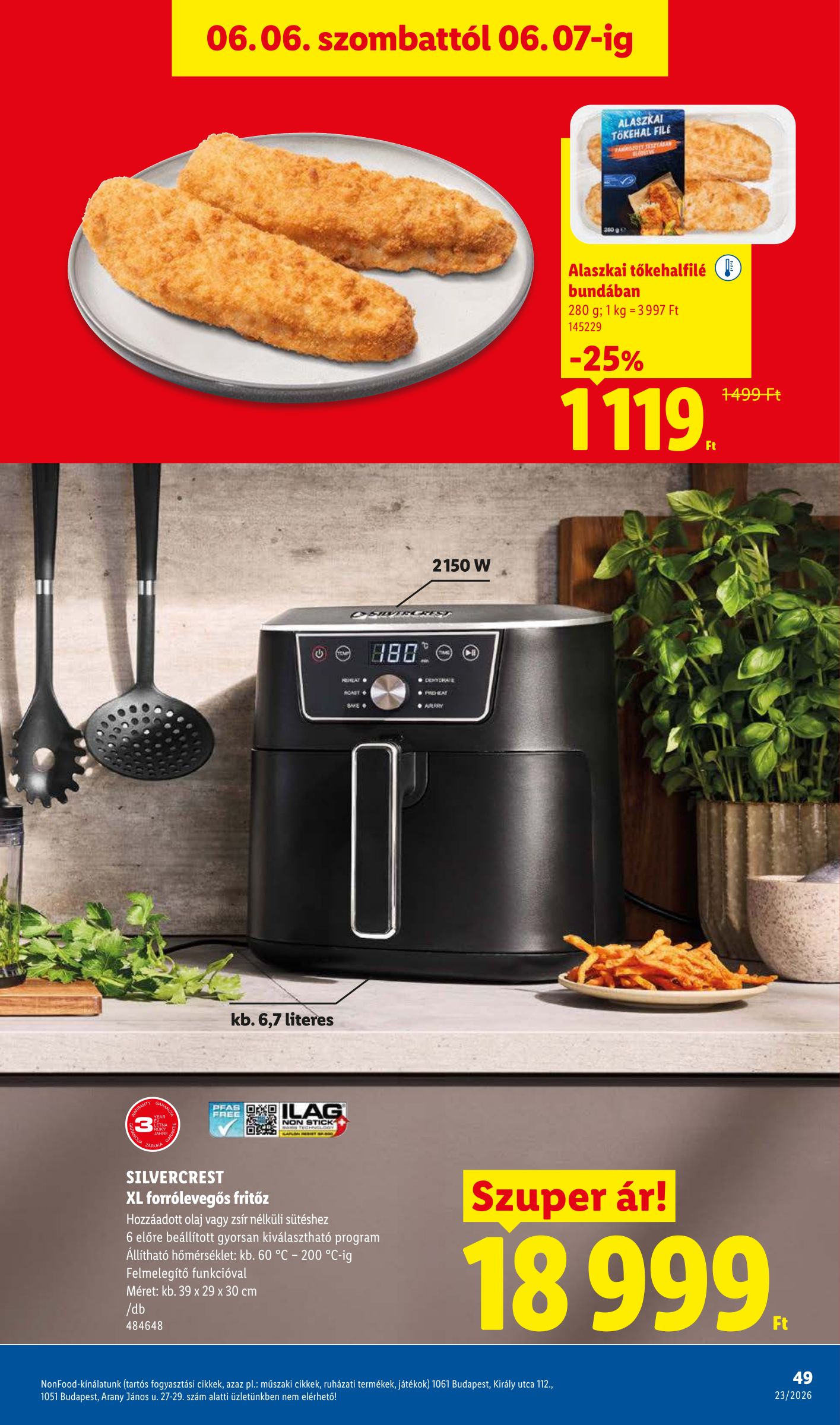 lidl - Lidl hirdetmény a következő hétre csütörtöktől 2026.06.04.-tól szerdától 2026.06.10.-ig - page: 49