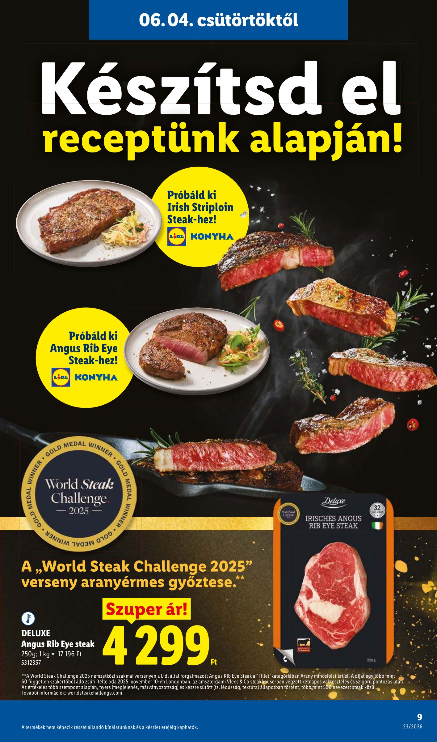lidl - Lidl hirdetmény a következő hétre csütörtöktől 2026.06.04.-tól szerdától 2026.06.10.-ig - page: 9