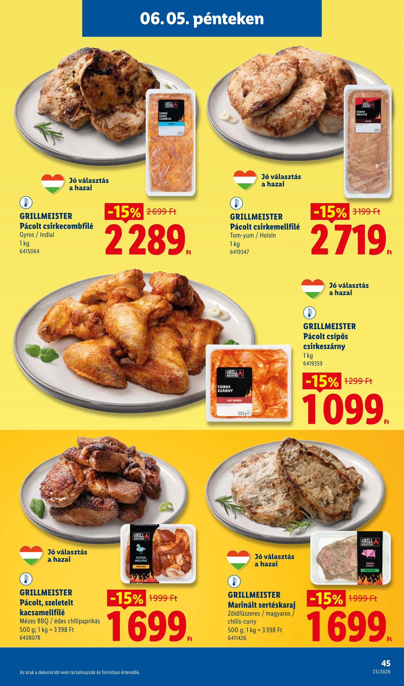lidl - Lidl hirdetmény a következő hétre csütörtöktől 2026.06.04.-tól szerdától 2026.06.10.-ig - page: 45