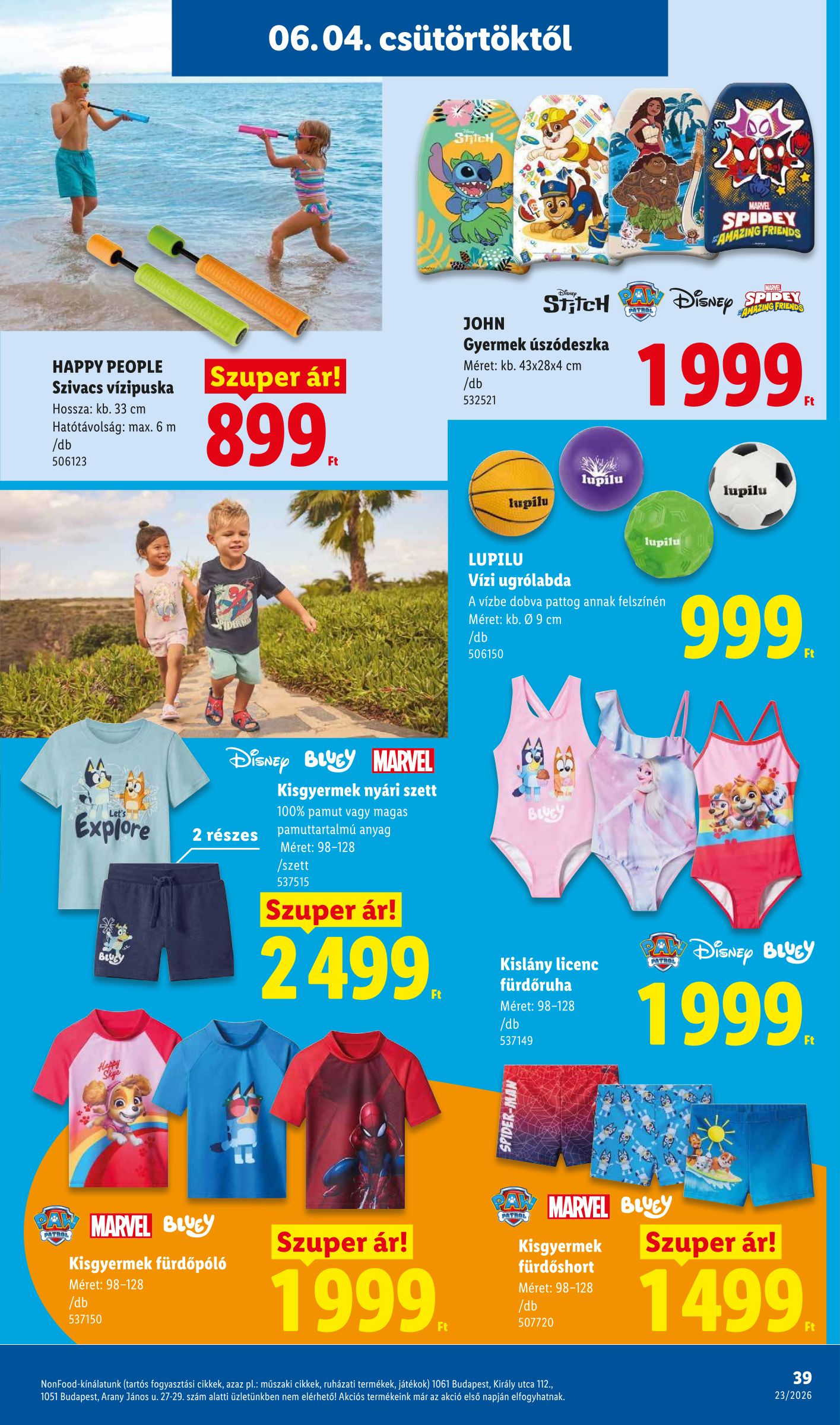 lidl - Lidl hirdetmény a következő hétre csütörtöktől 2026.06.04.-tól szerdától 2026.06.10.-ig - page: 39