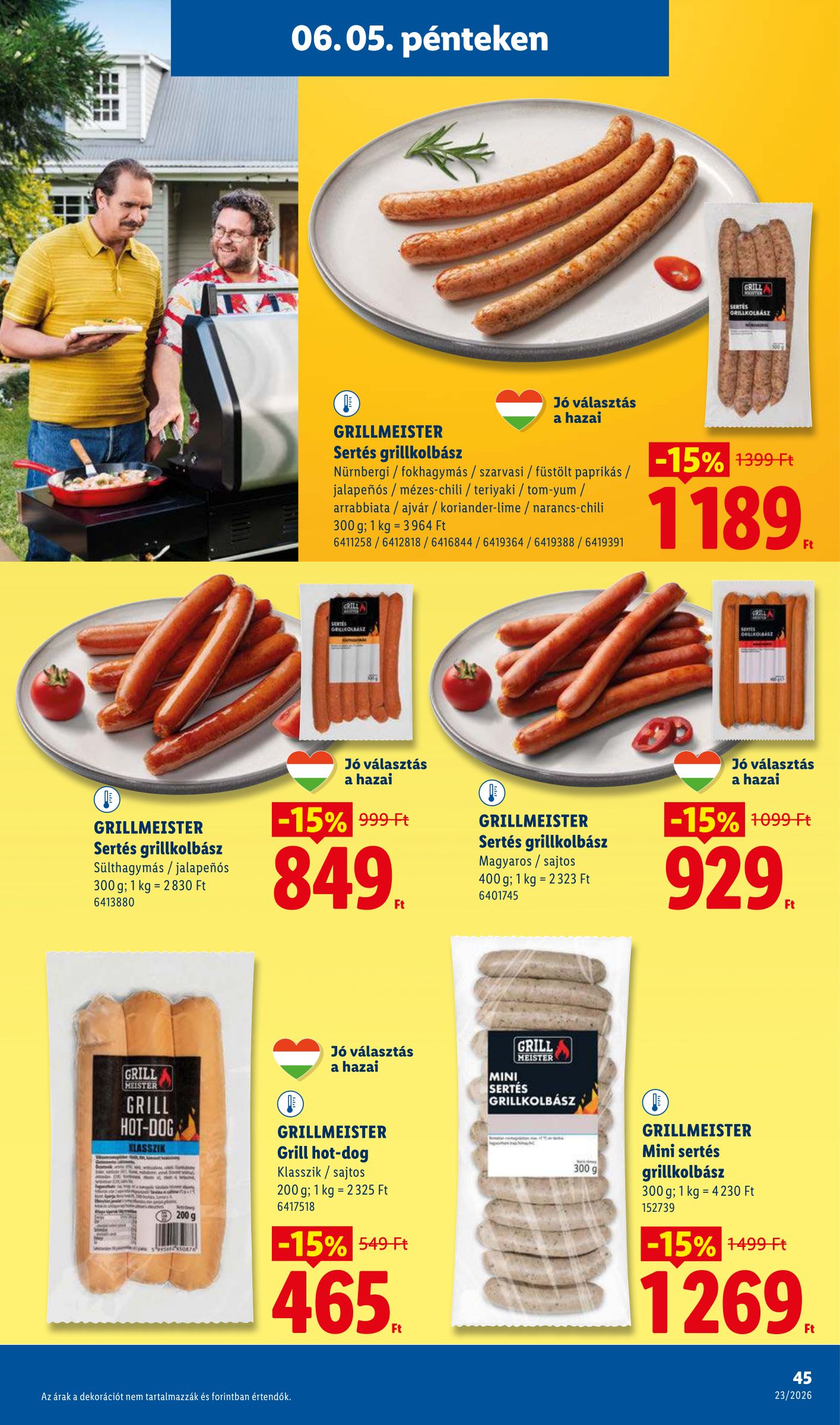lidl - Lidl hirdetmény a következő hétre csütörtöktől 2026.06.04.-tól szerdától 2026.06.10.-ig - page: 47