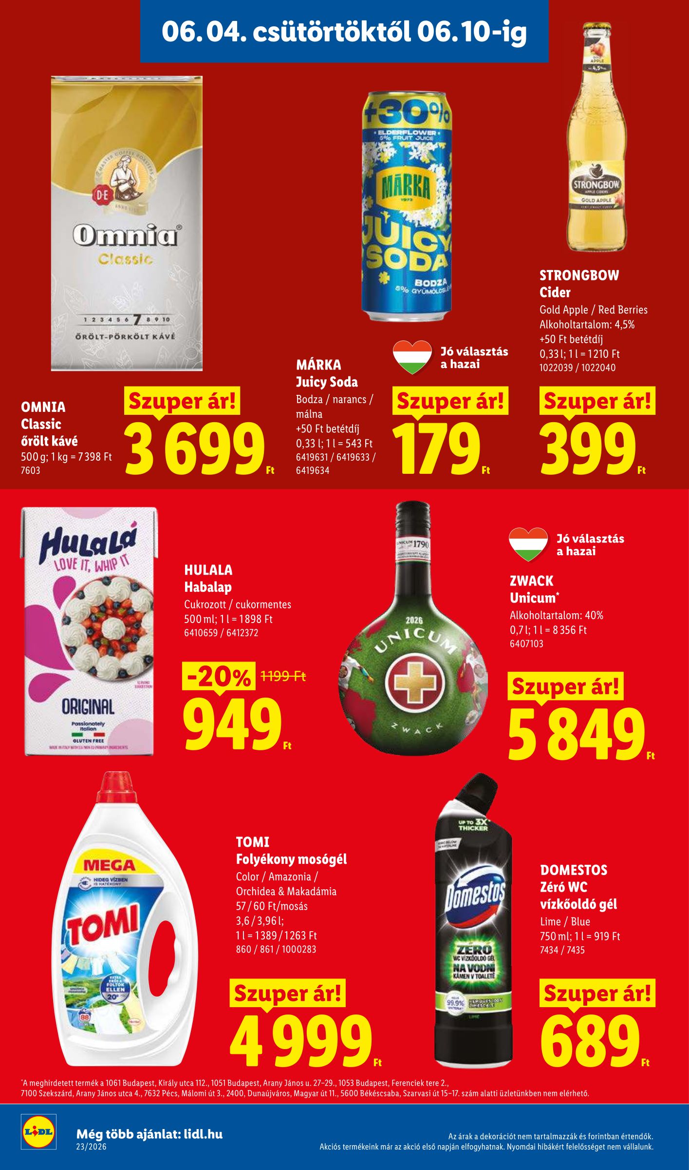 lidl - Lidl hirdetmény a következő hétre csütörtöktől 2026.06.04.-tól szerdától 2026.06.10.-ig - page: 18