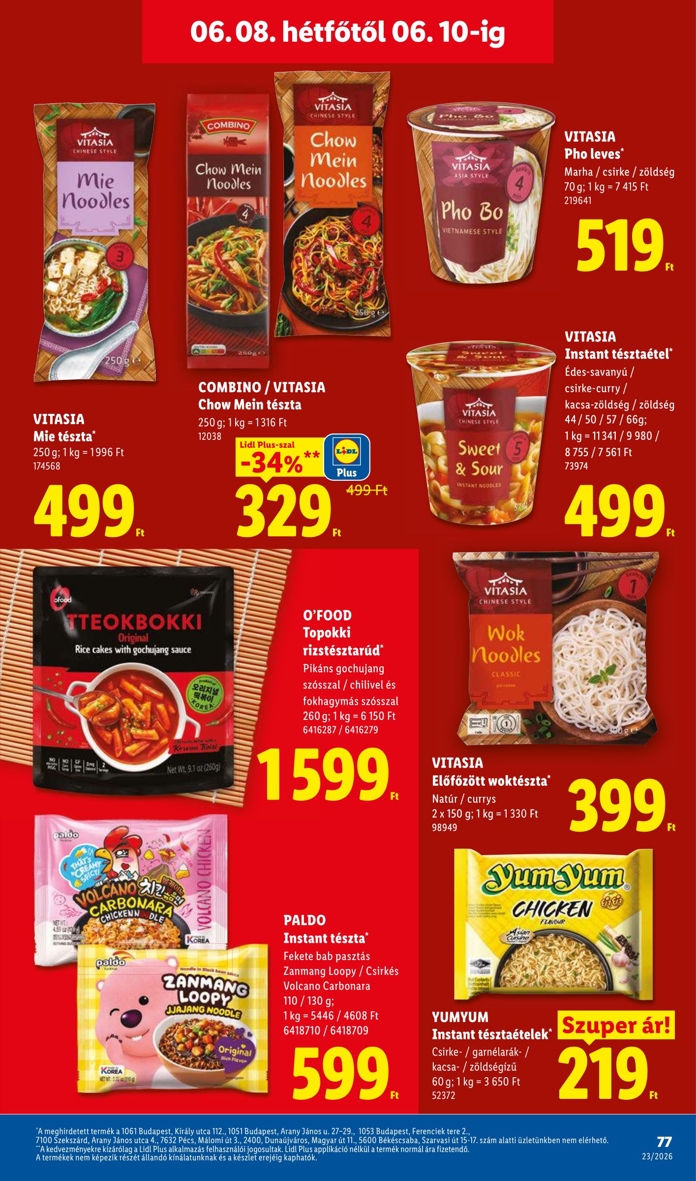 lidl - Lidl hirdetmény a következő hétre csütörtöktől 2026.06.04.-tól szerdától 2026.06.10.-ig - page: 77