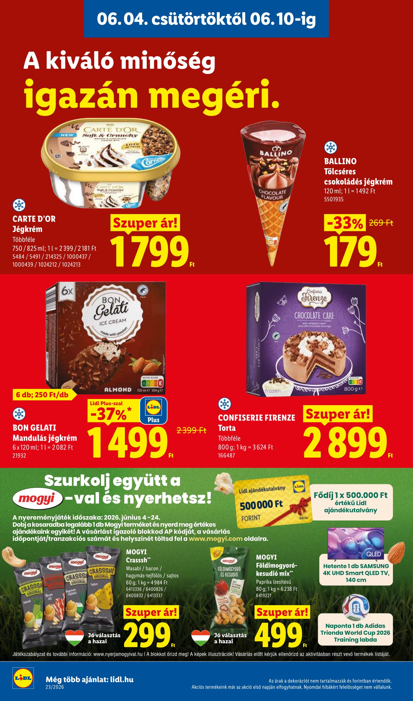 lidl - Lidl hirdetmény a következő hétre csütörtöktől 2026.06.04.-tól szerdától 2026.06.10.-ig - page: 12