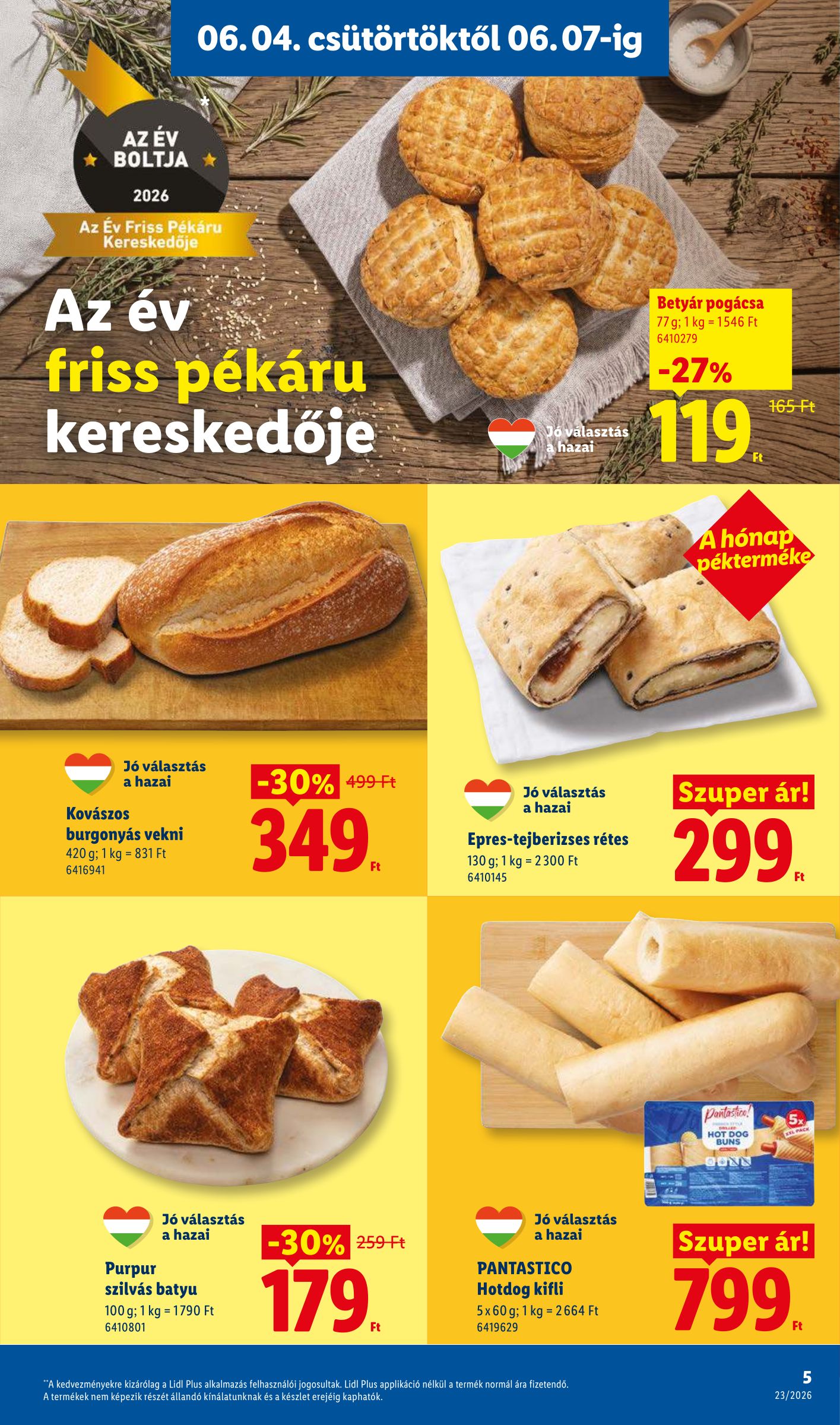 lidl - Lidl hirdetmény a következő hétre csütörtöktől 2026.06.04.-tól szerdától 2026.06.10.-ig - page: 5